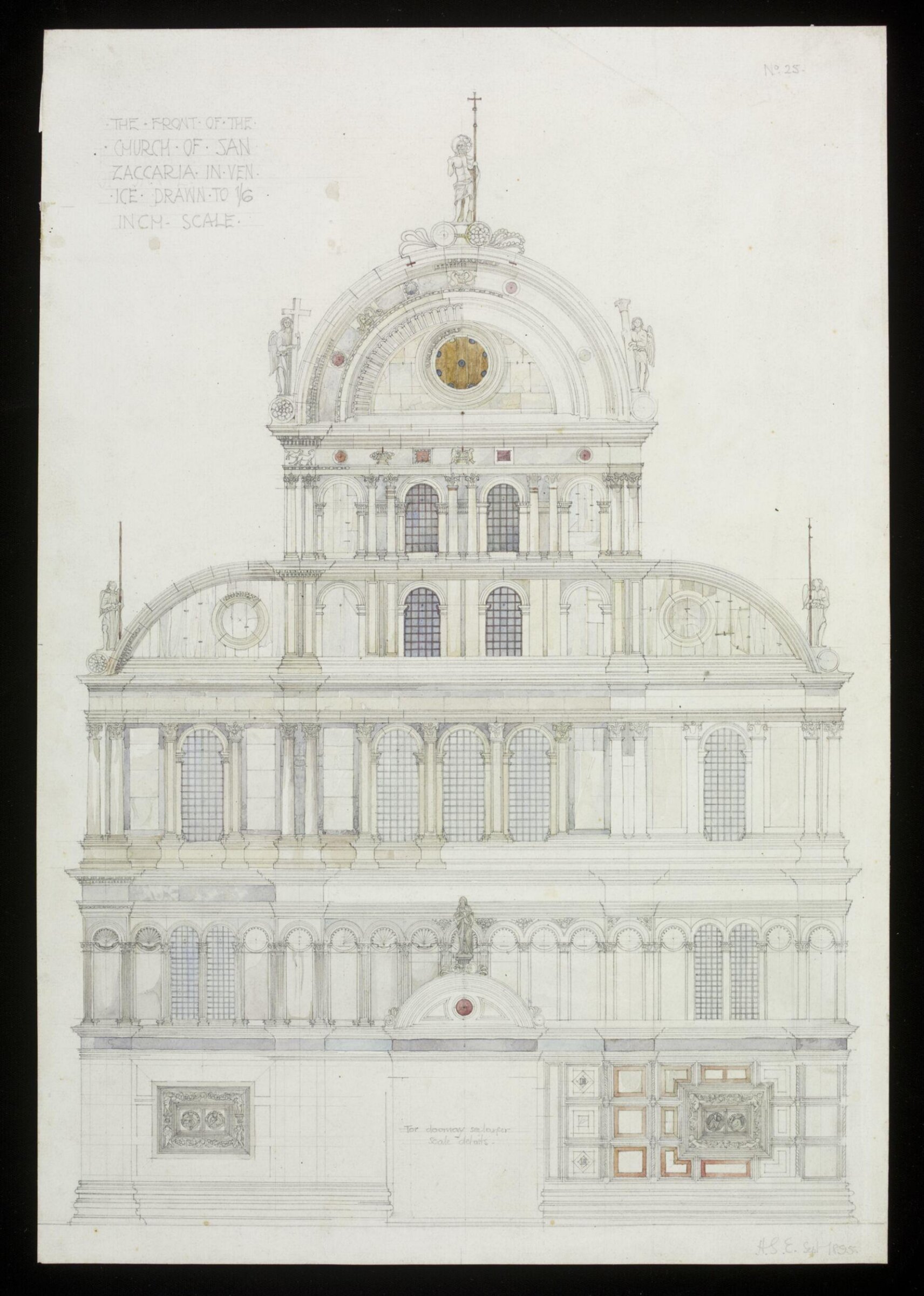 Drawing, Hubert Springford East, 09/1895