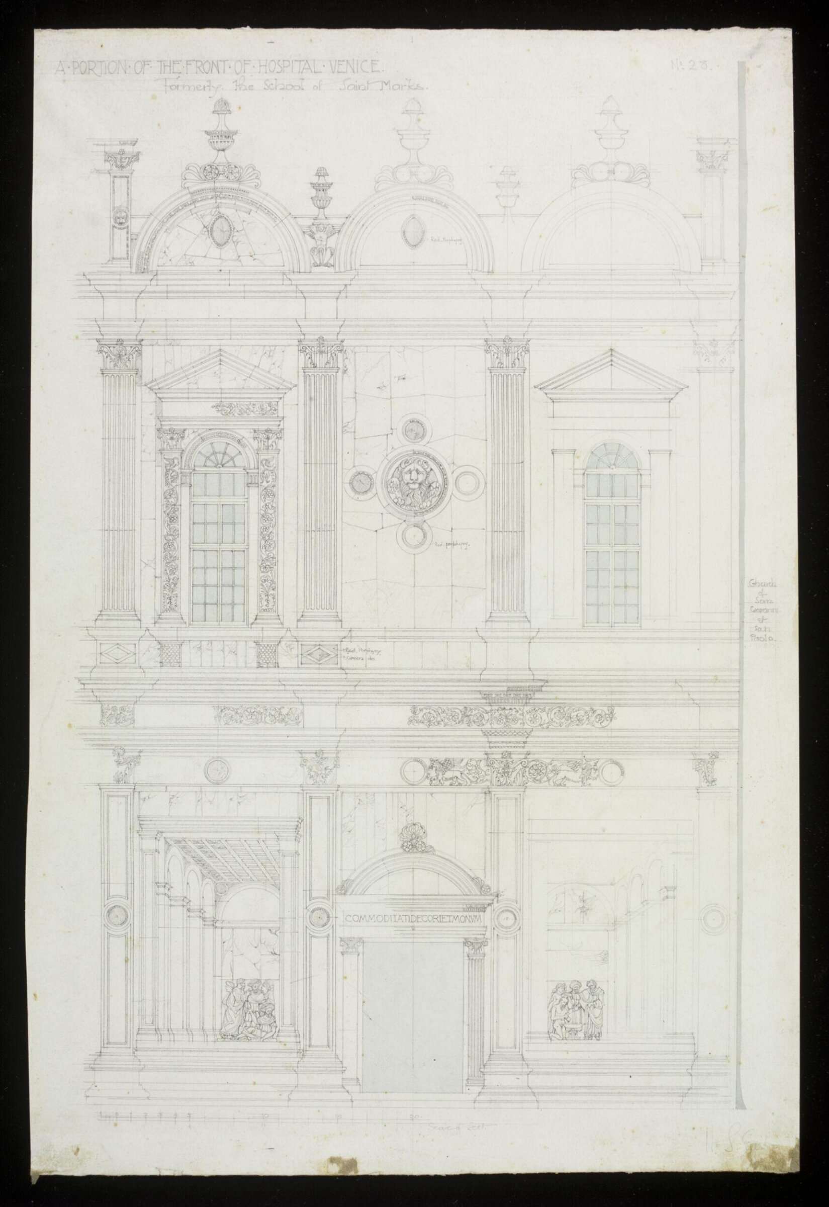 Drawing, Hubert Springford East, 1895