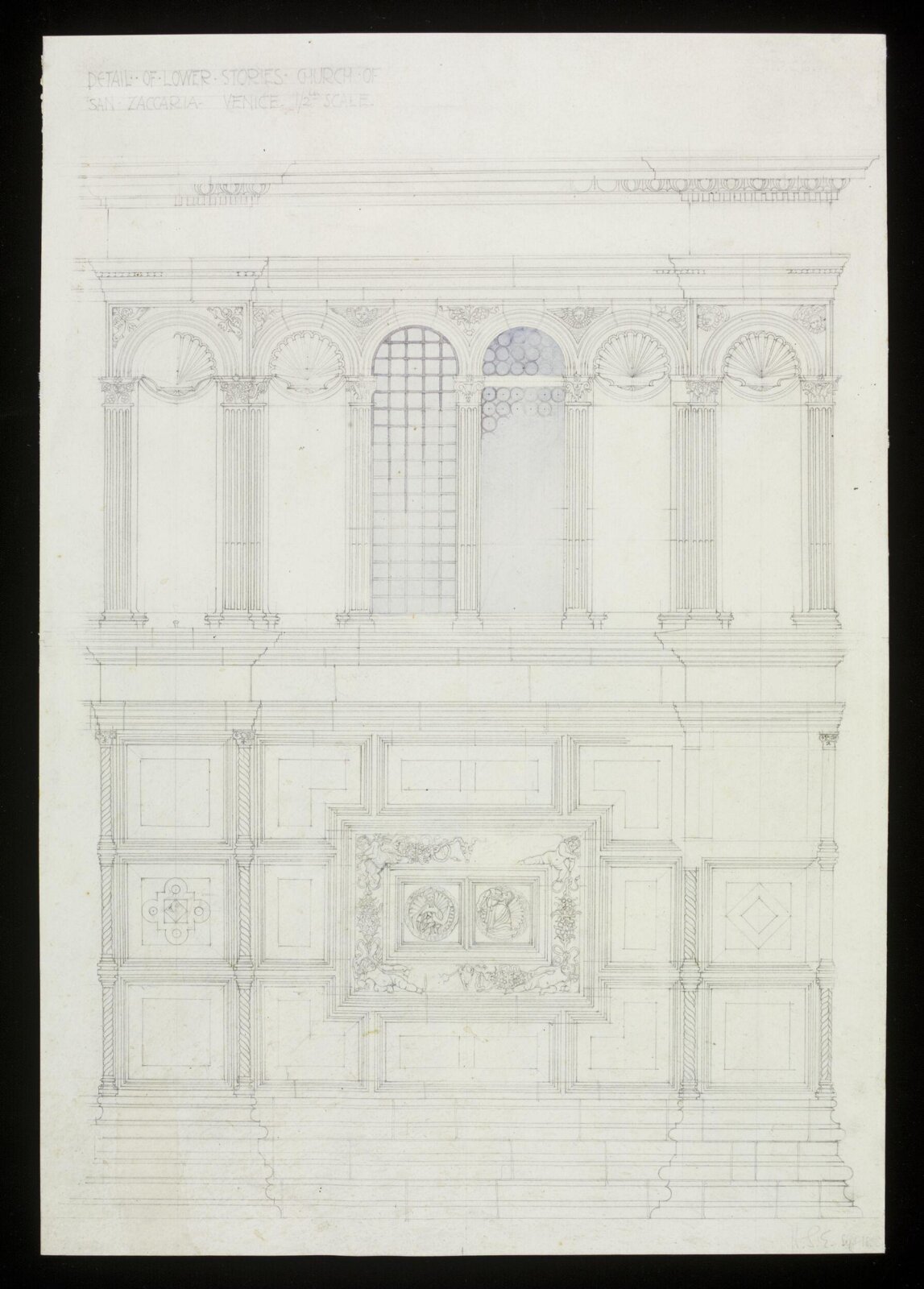 Drawing, Hubert Springford East, 09/1895