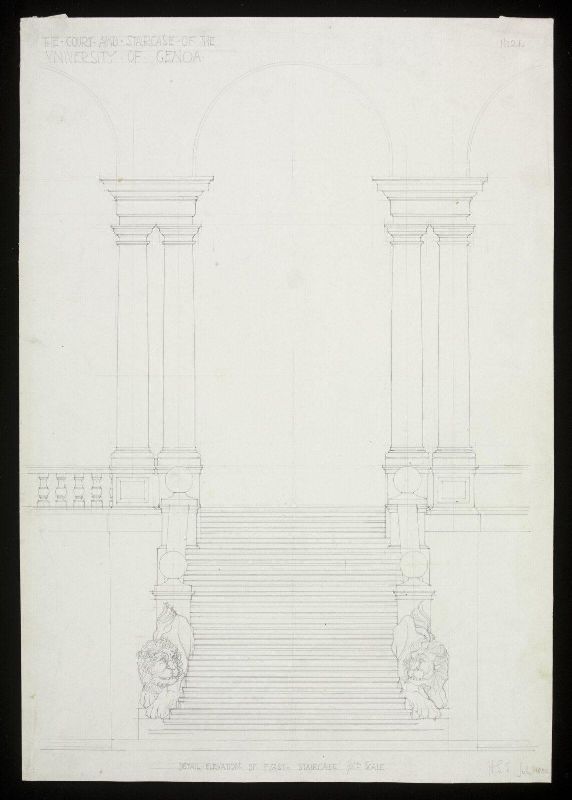 Drawing, Hubert Springford East, 06/1895