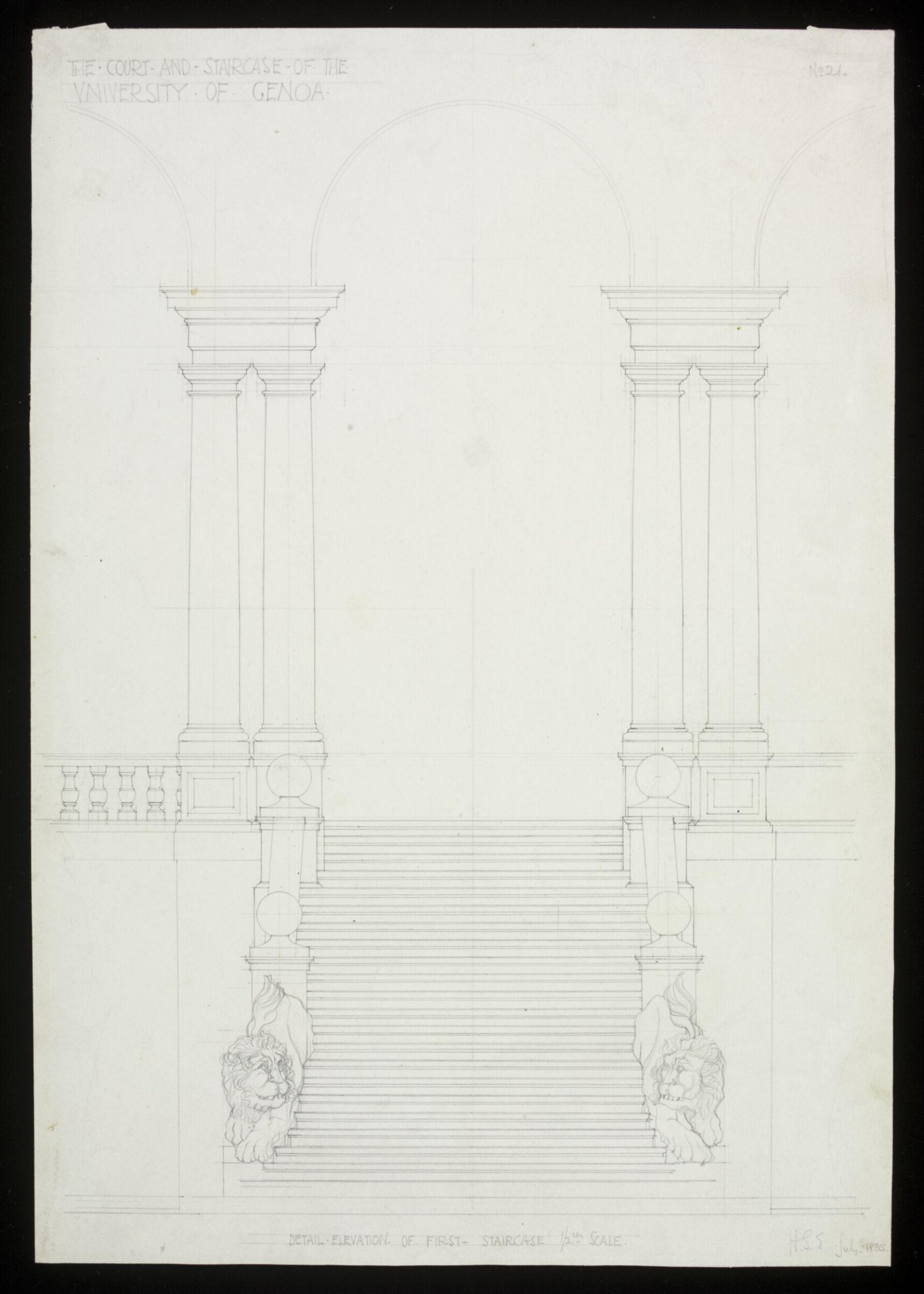 Drawing, Hubert Springford East, 06/1895