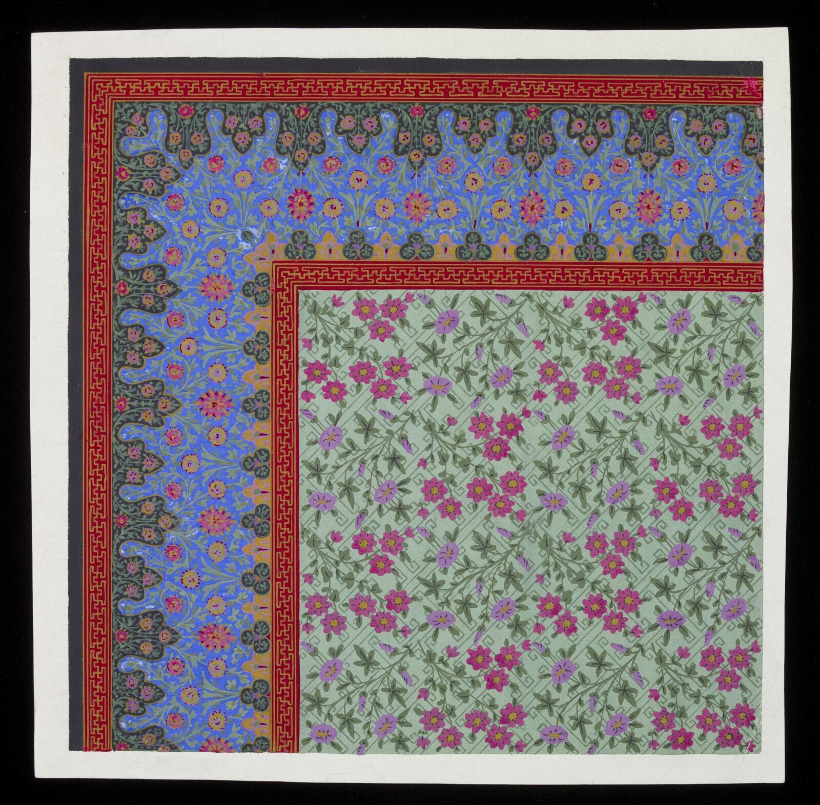 Design for ceiling decoration, Owen Jones, 1809 - 1874