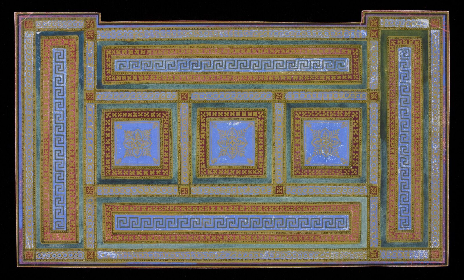 Design for ceiling decoration, Owen Jones, 1809 - 1874