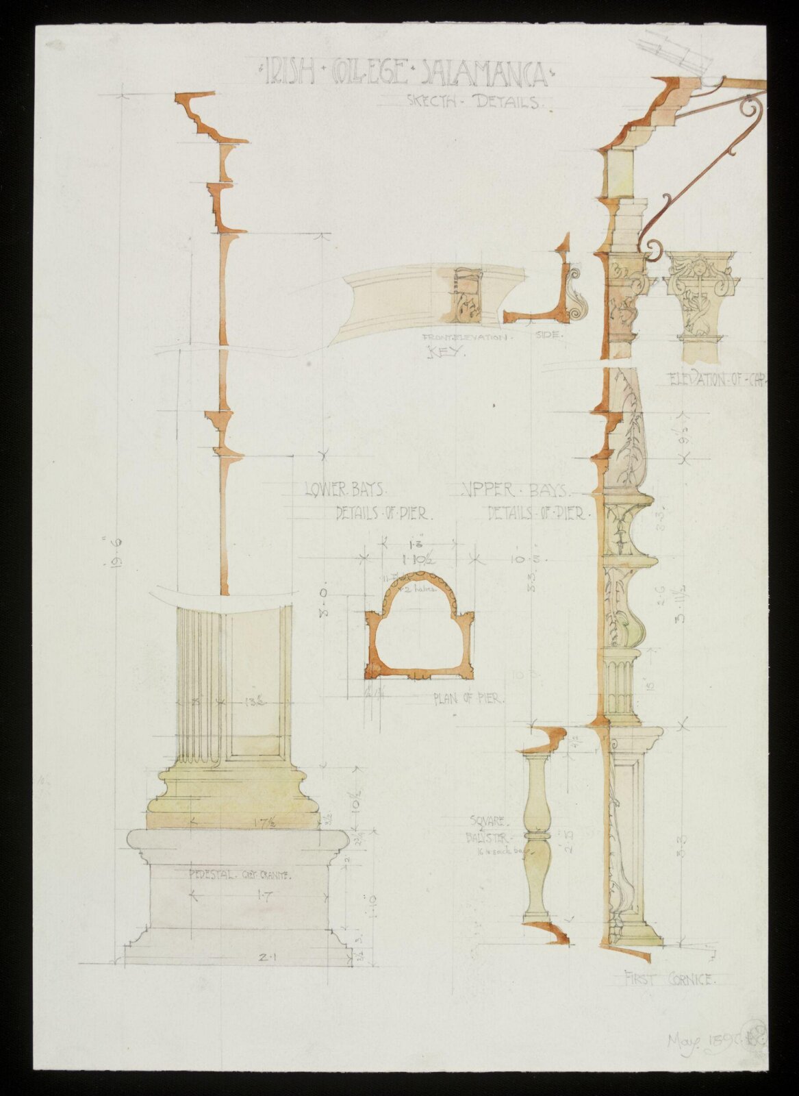 Drawing, Hubert Springford East, 05/1897