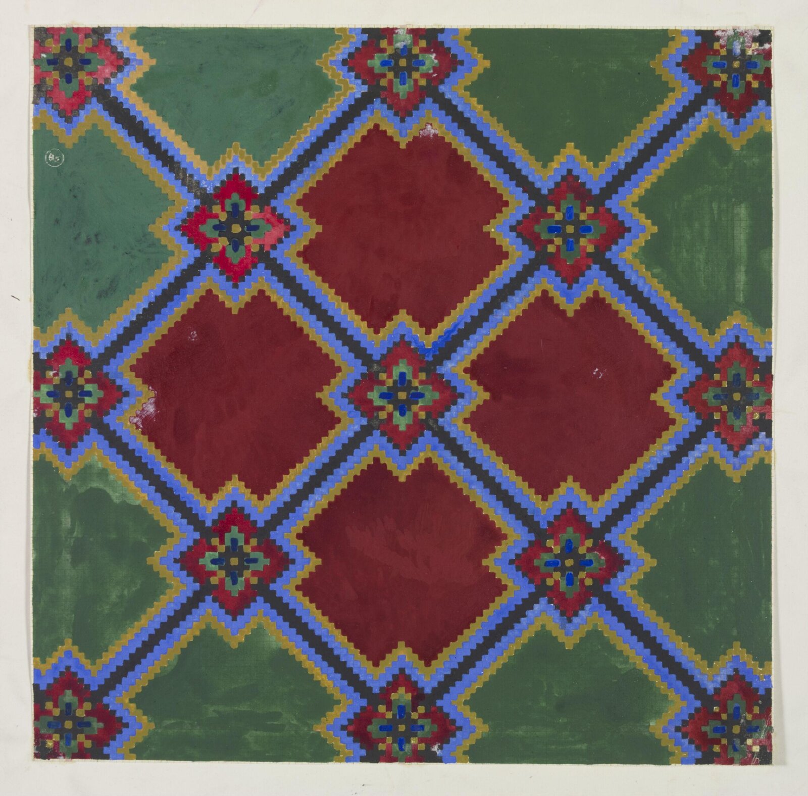 Design for carpet., Owen Jones, 1809 - 1874