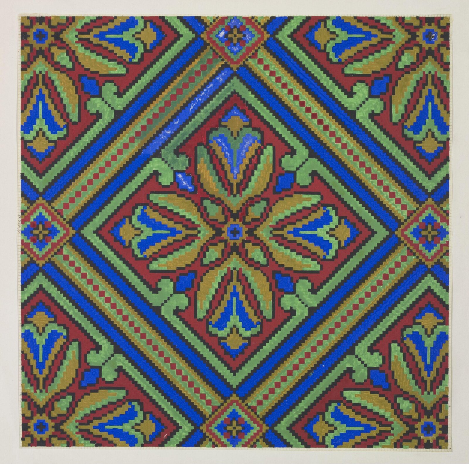 Design for carpet., Owen Jones, 1809 - 1874