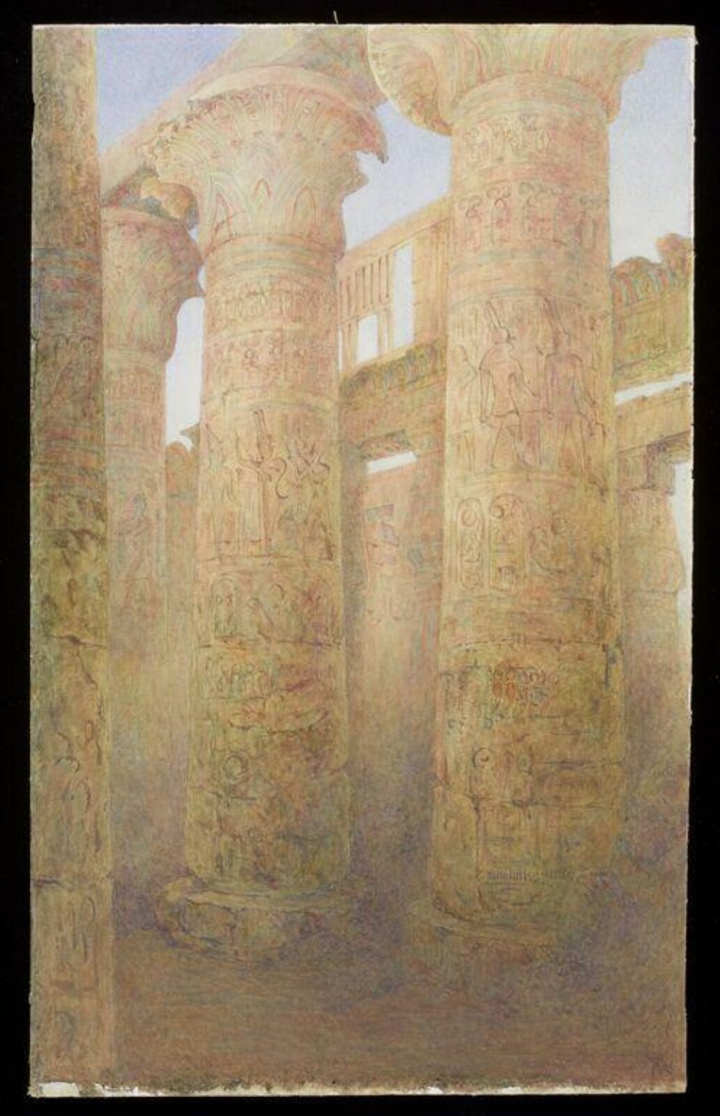 The Hypostyle Hall, Karnak, Frances Anna Lee, c. 1920