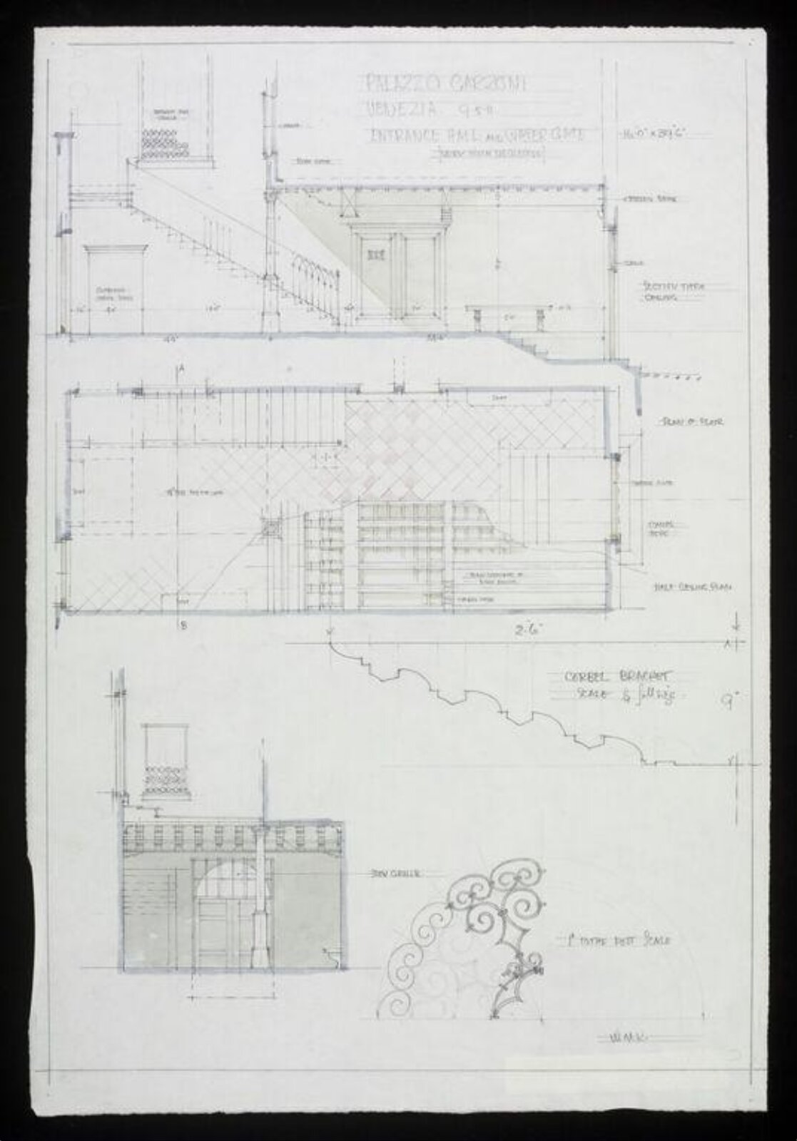 Drawing, Walter Monckton Keesey, early 20th century