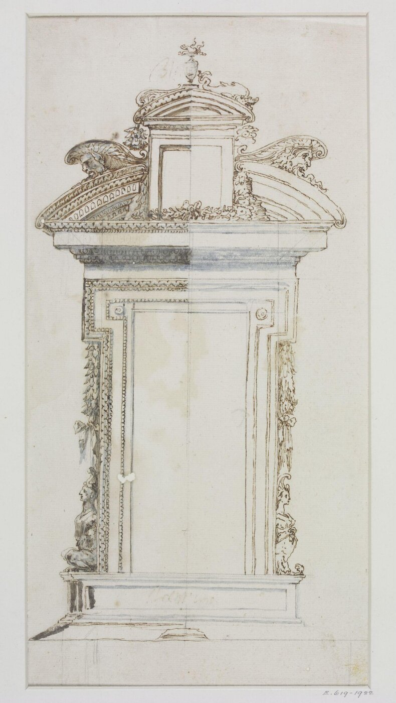 Anonymous, Design for a window frame