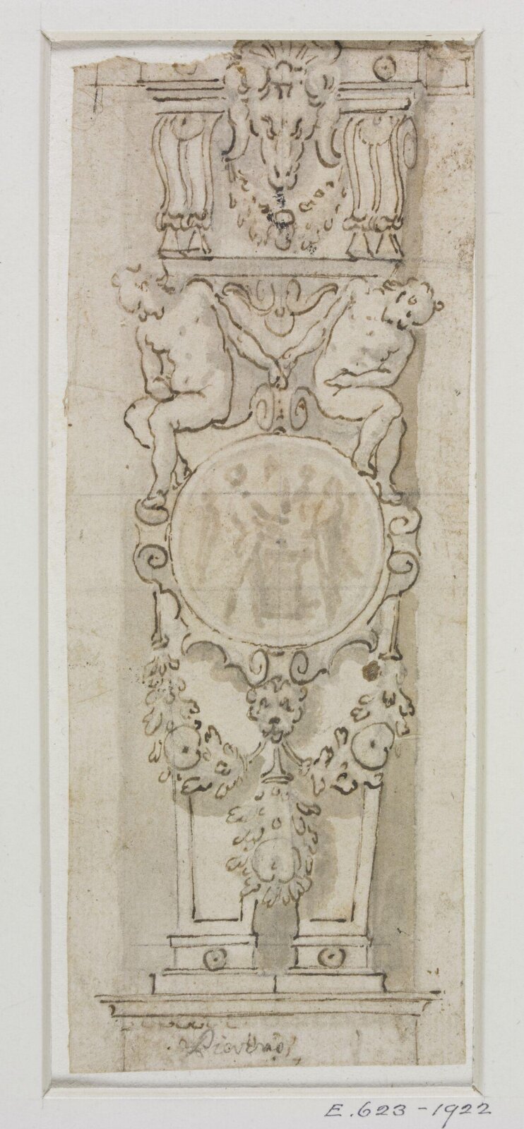 Design for a console, 16th century