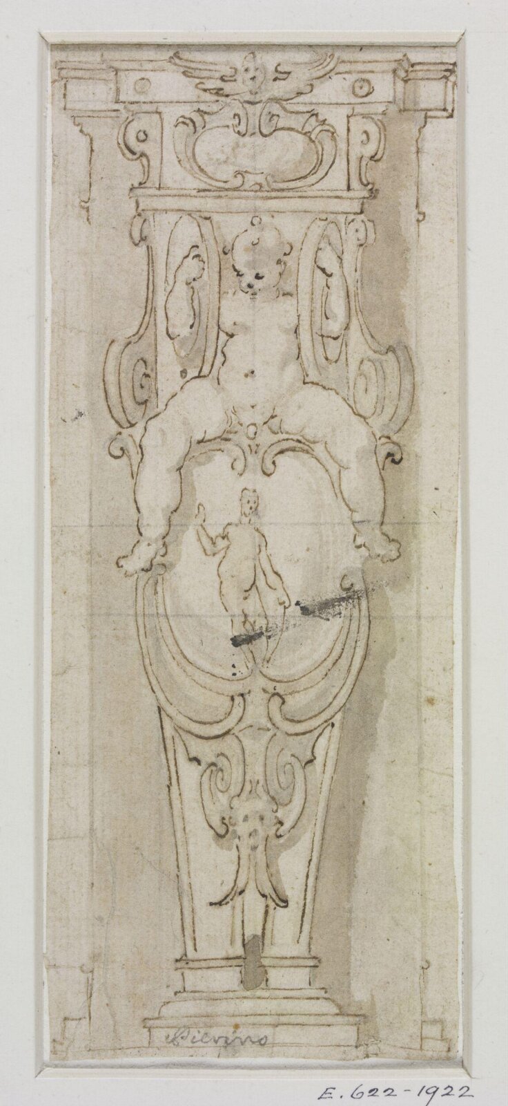 Design for a console, 16th century