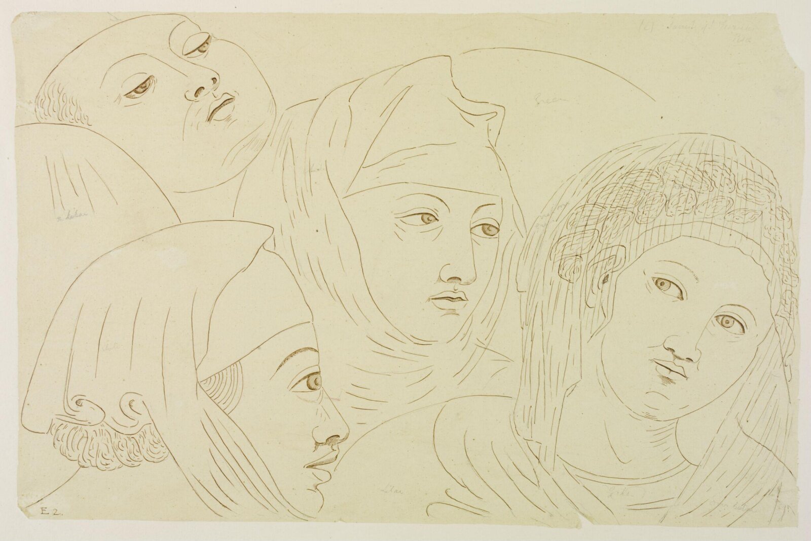 Drawing, Austen Henry GCB Layard, c.1850