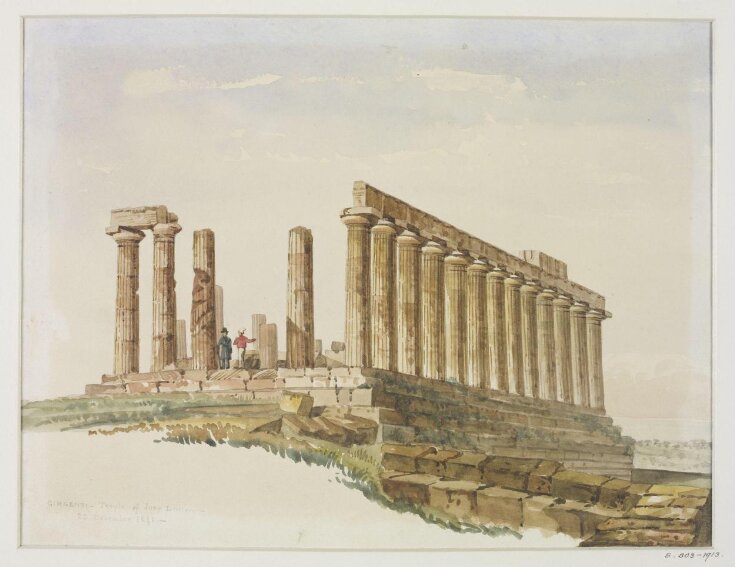 Girgenti. Temple of Juno Lucina. top image