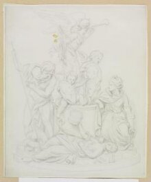 A Study for the Monument to the Naval Captains, William Bayre, William Blair and Lord Robert Manners thumbnail 1