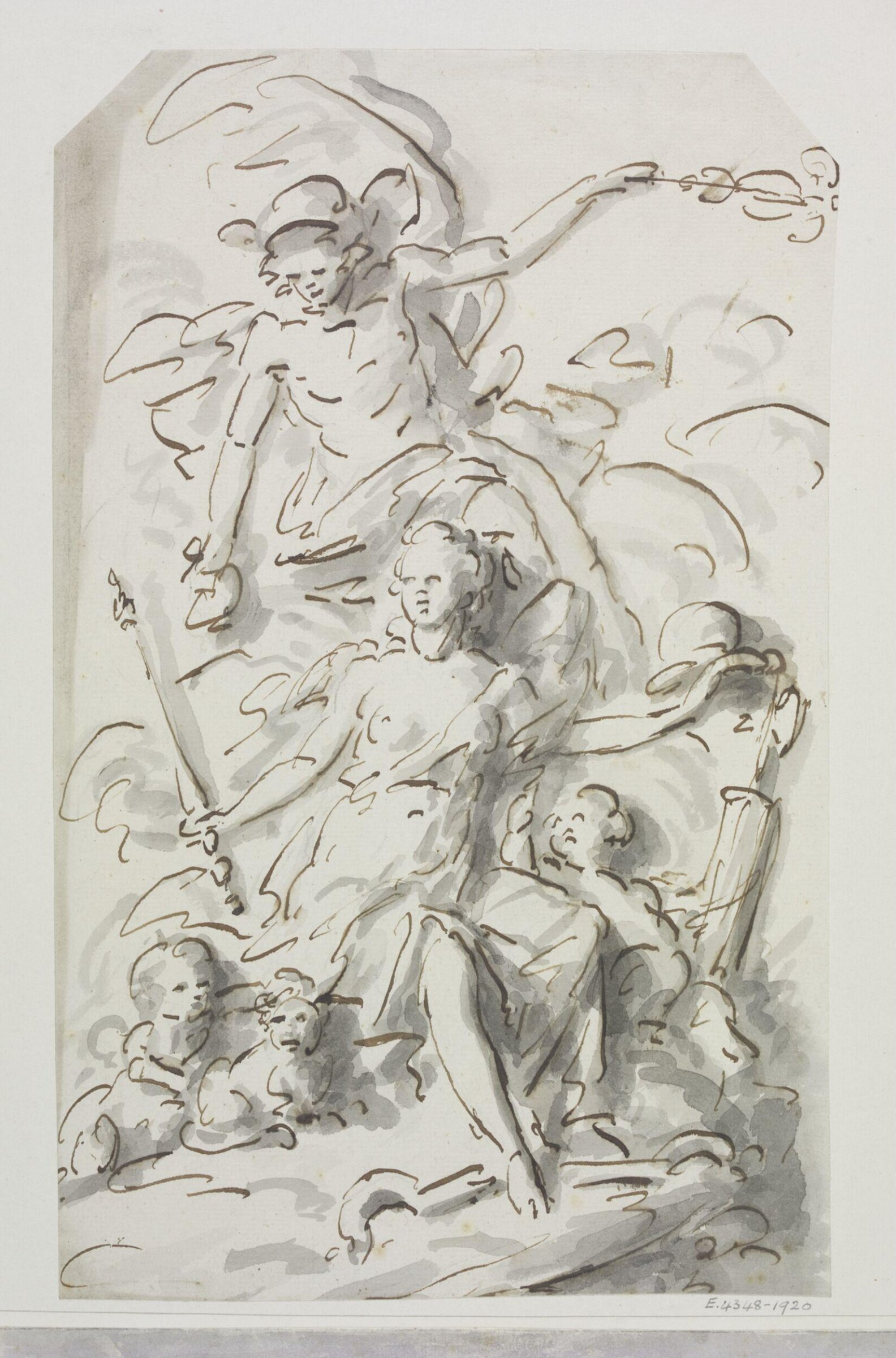 Unidentified design, sculpture, Joseph Frans Nollekens, 1737-1823