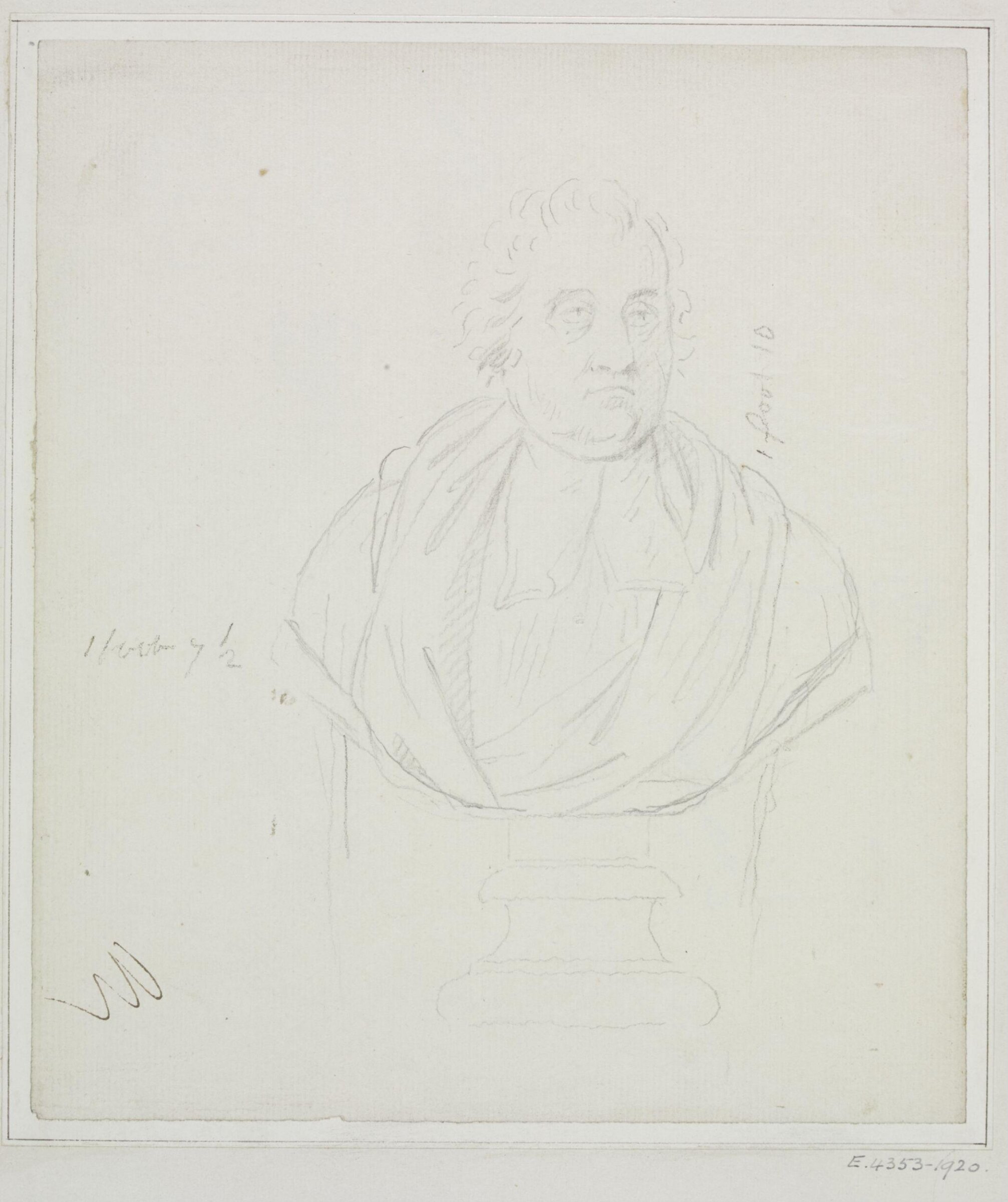 Drawing, Joseph Frans Nollekens, 1737-1823