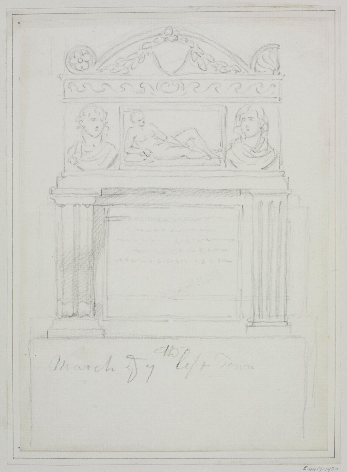 Drawing, Joseph Frans Nollekens, 1737-1823