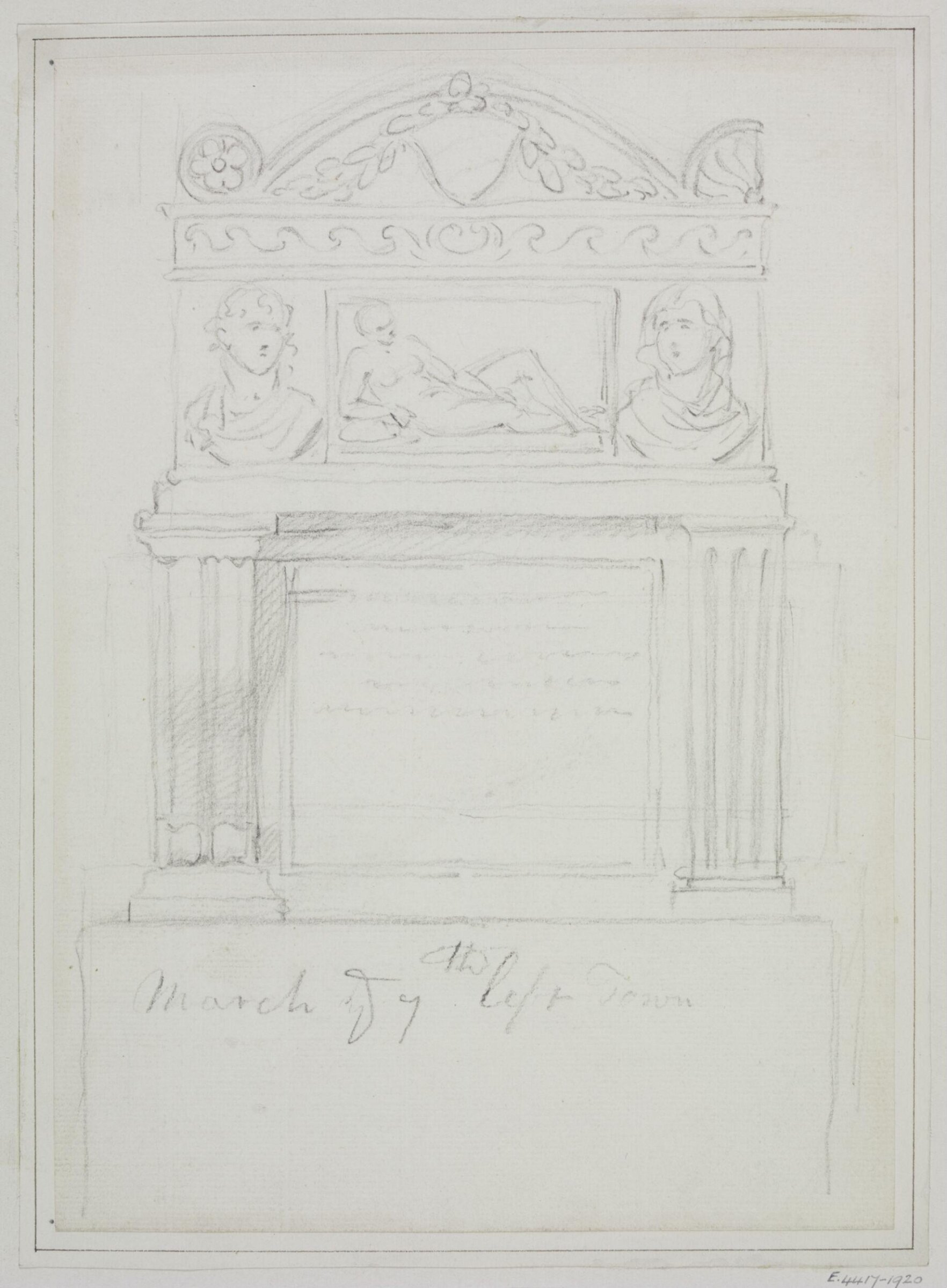 Drawing, Joseph Frans Nollekens, 1737-1823
