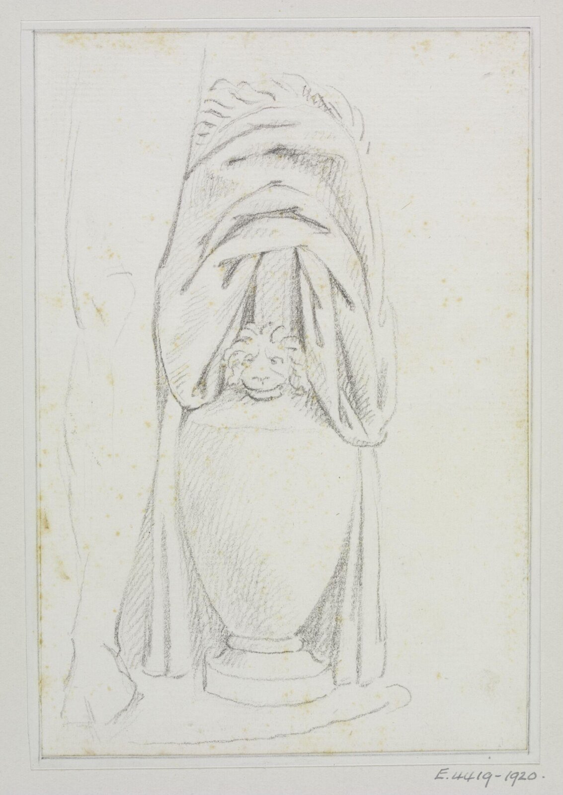 Unidentified monument design, Joseph Frans Nollekens, 1737-1823