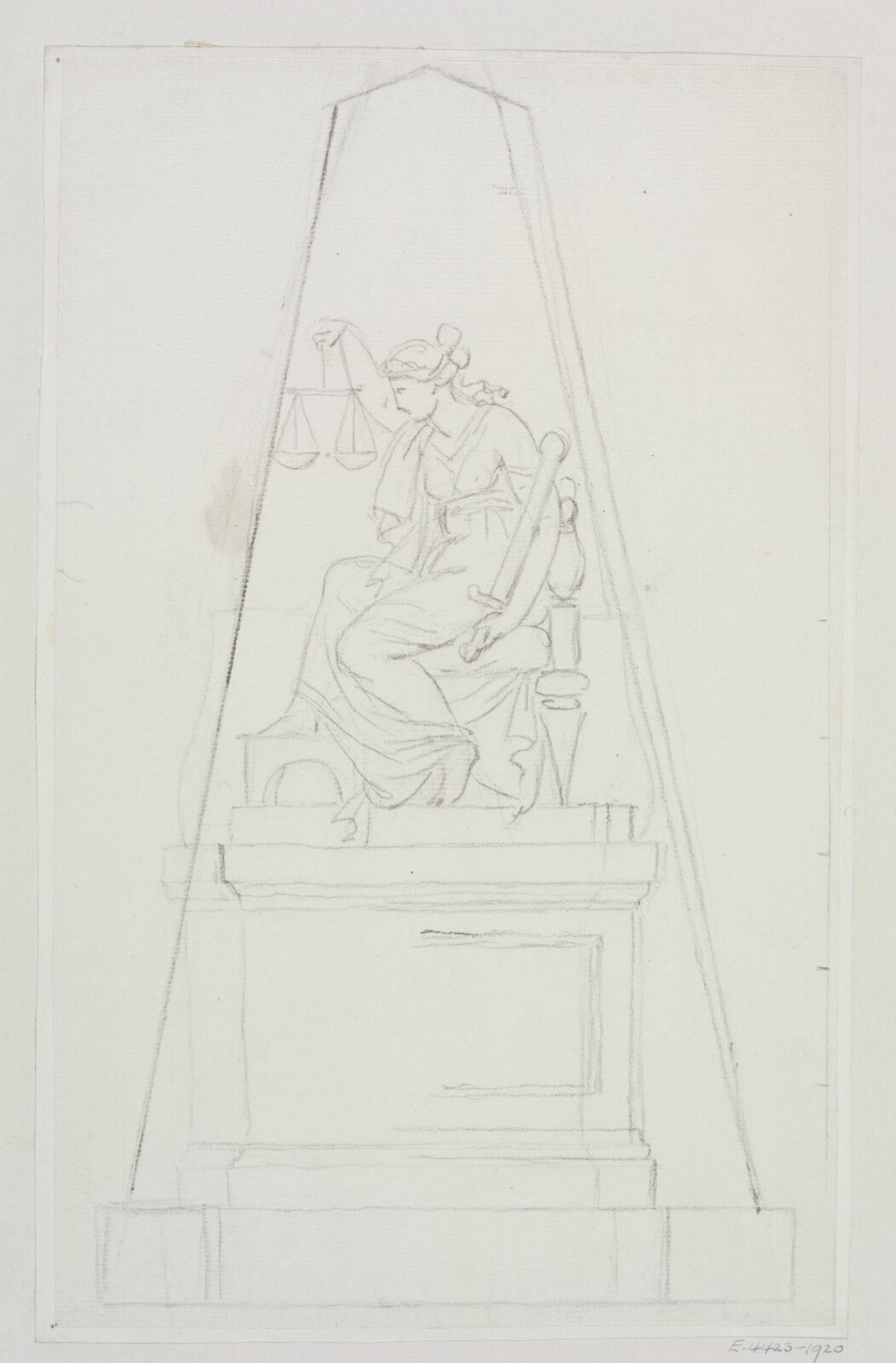 Drawing, Joseph Frans Nollekens, 1737-1823
