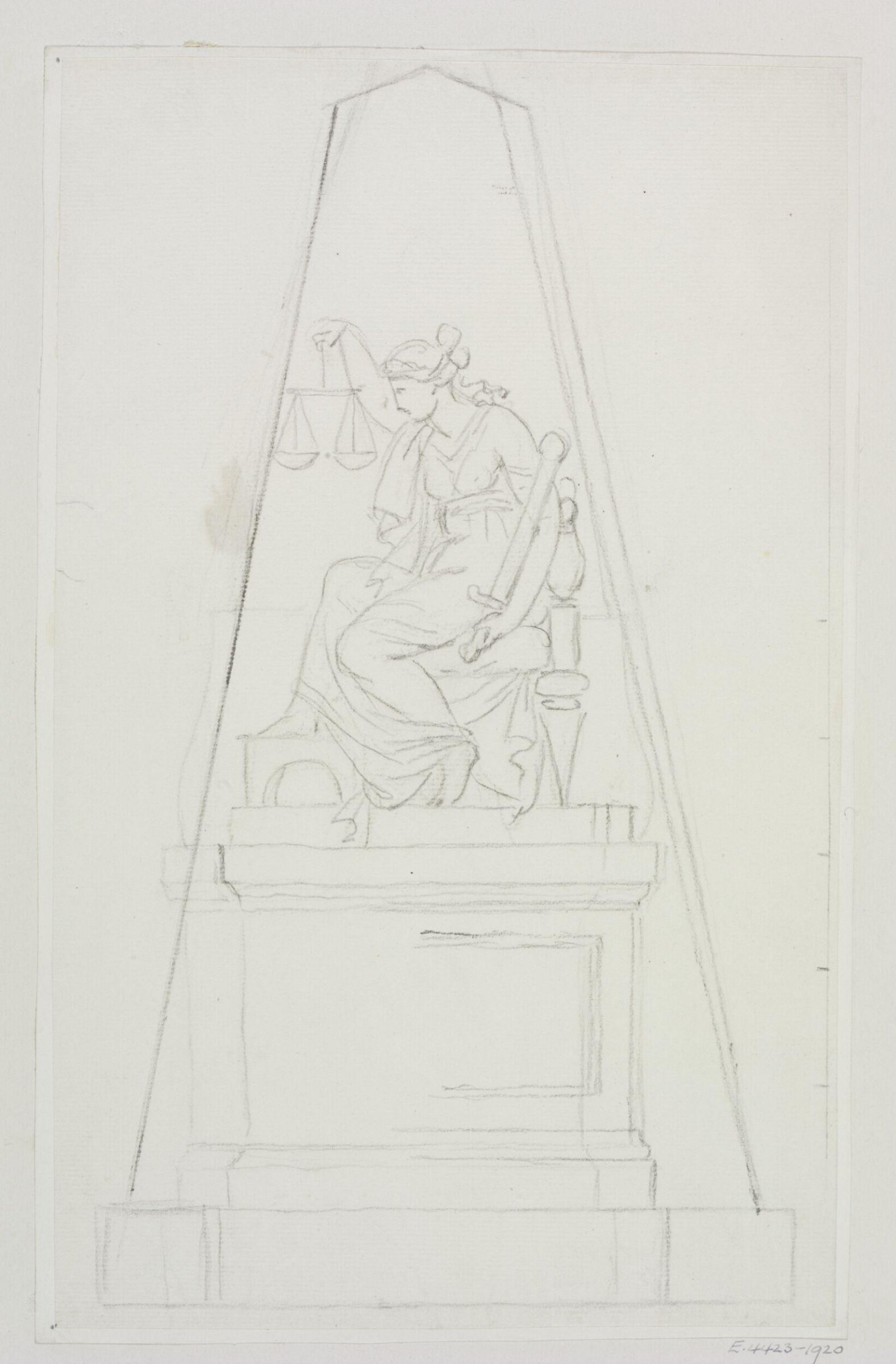 Drawing, Joseph Frans Nollekens, 1737-1823