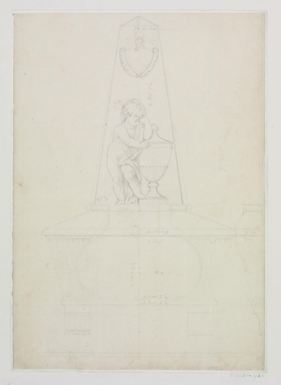Drawing, Joseph Frans Nollekens, 1737-1823