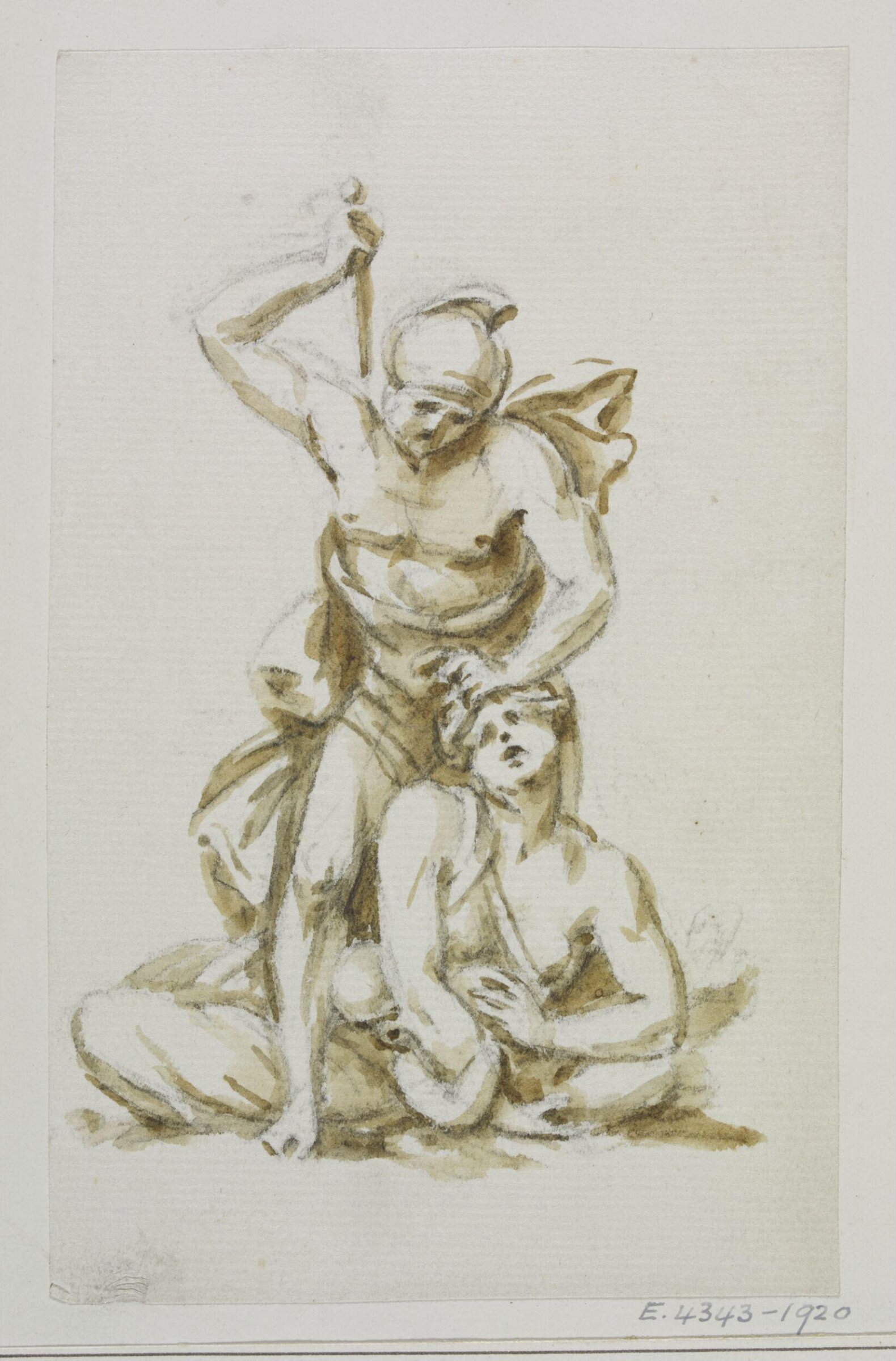 Unidentified design, sculpture, Joseph Frans Nollekens, 1737-1823