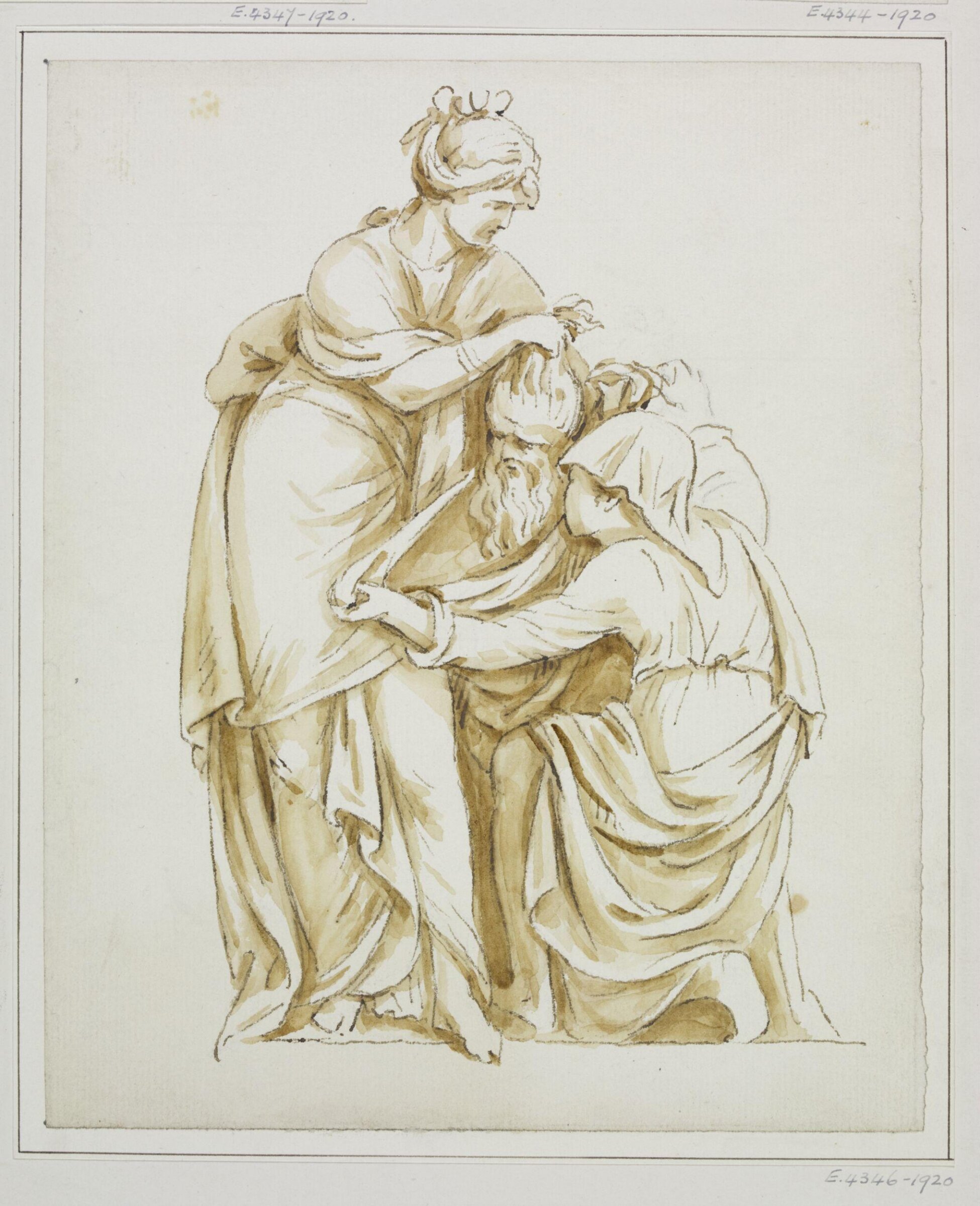 Unidentified design, sculpture, Joseph Frans Nollekens, 1737-1823