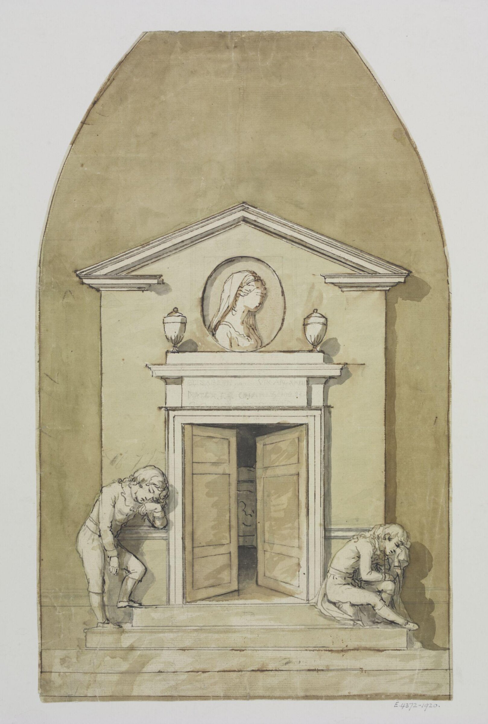 Unidentified design, Joseph Frans Nollekens, 1737-1823