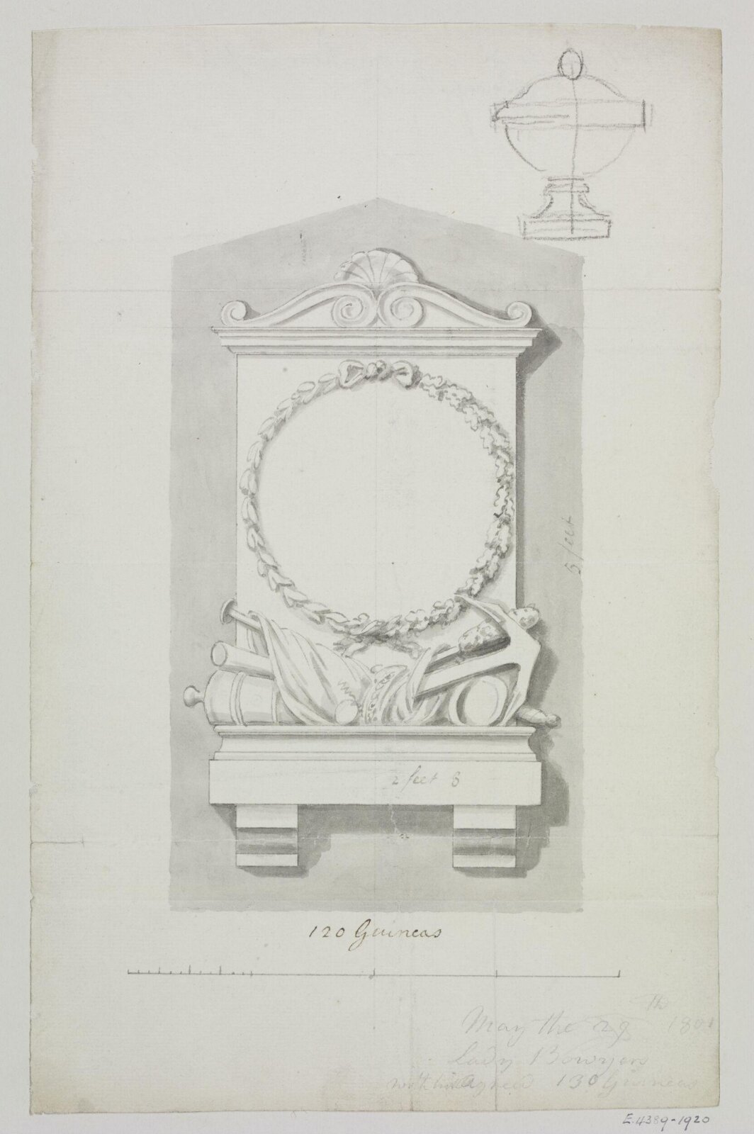 Drawing, Joseph Frans Nollekens, May 29th 1801