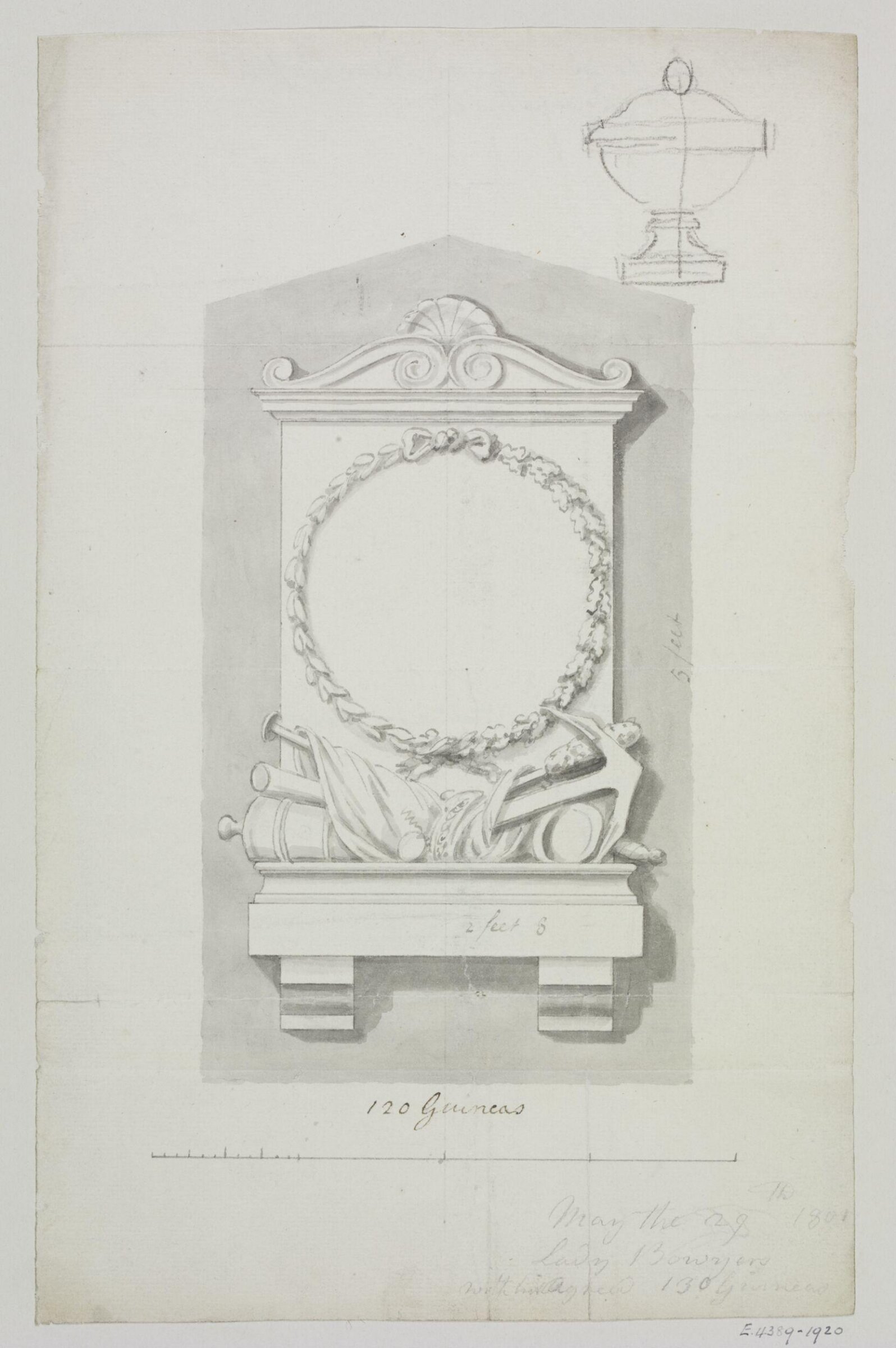 Drawing, Joseph Frans Nollekens, May 29th 1801