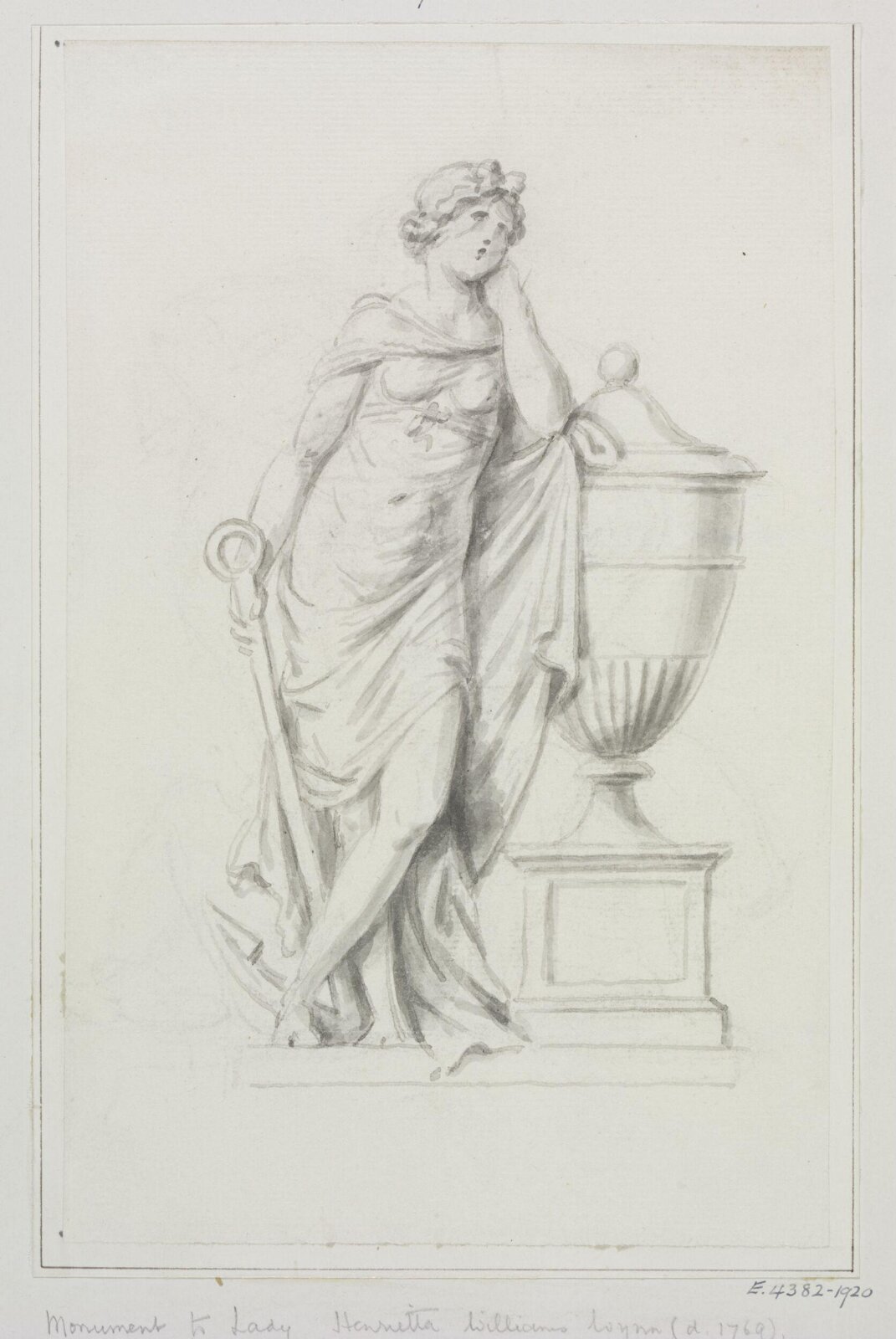 Drawing, Nollekens, ca. 1775