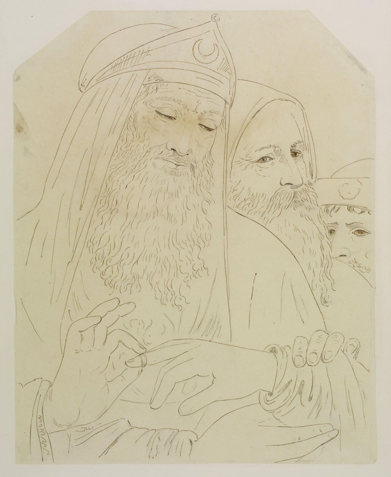 Drawing, Austen Henry Sir GCB Layard, c.1850