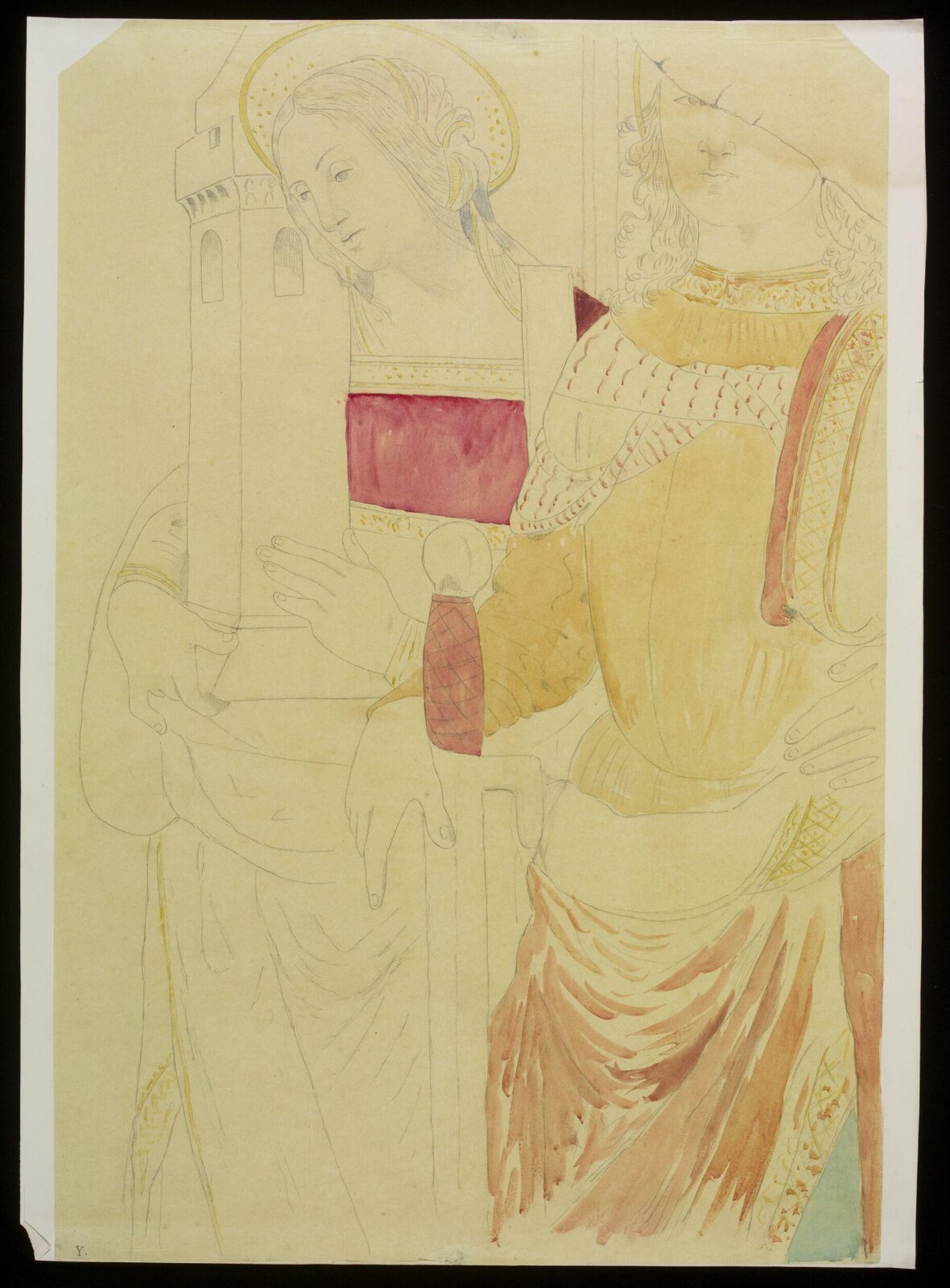 Drawing, Austen Henry Sir GCB Layard, c.1850