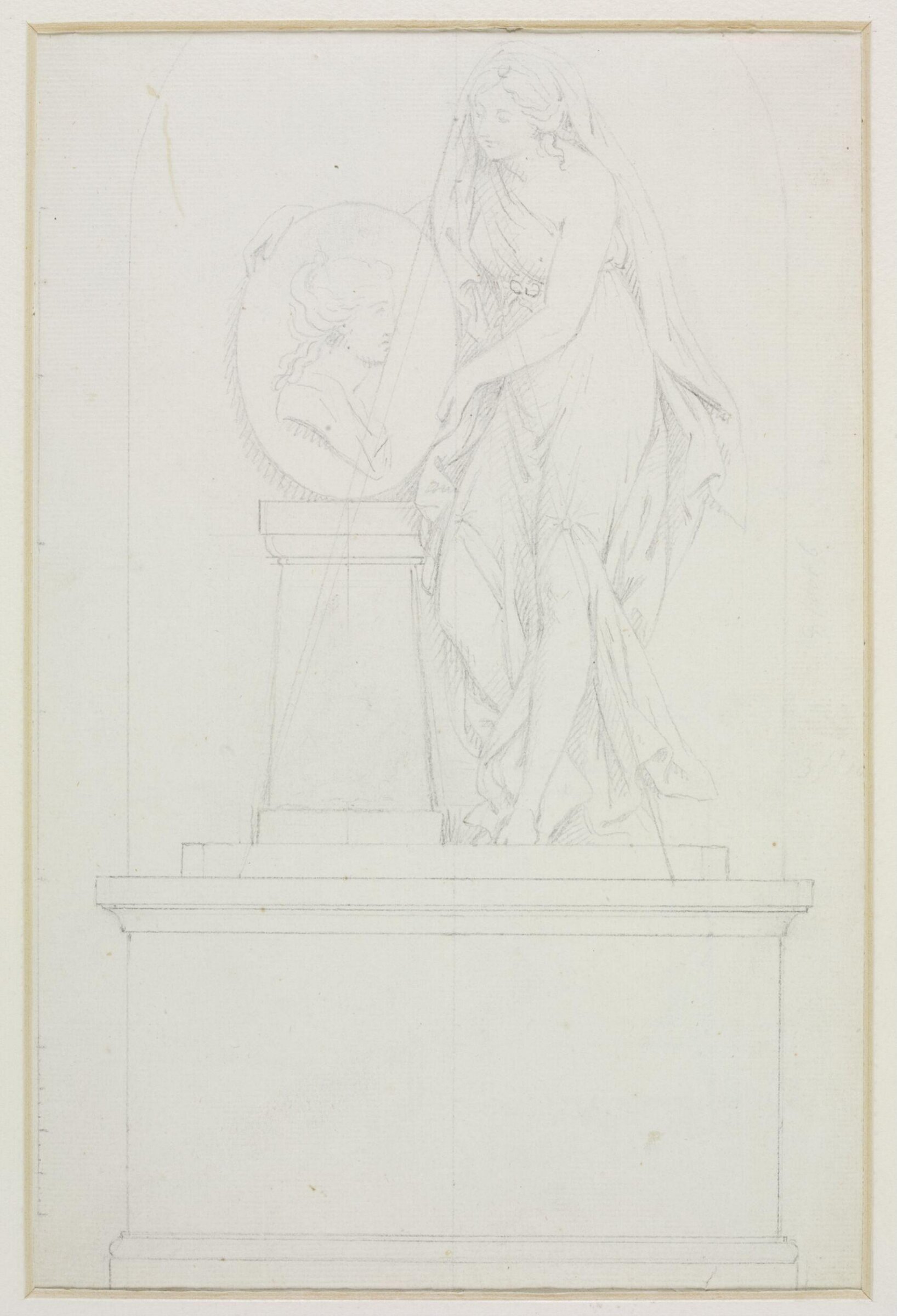 Monument design, Joseph Frans Nollekens, 1737-1823