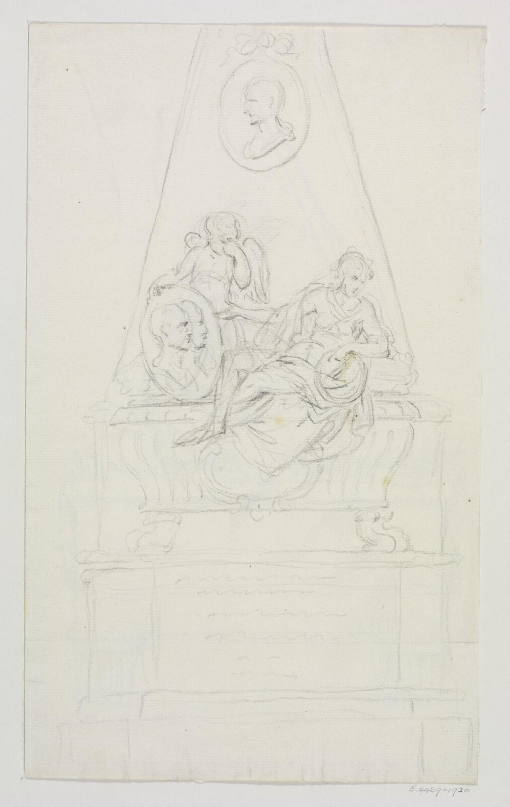 Unidentified design, Joseph Frans Nollekens, 1737-1823
