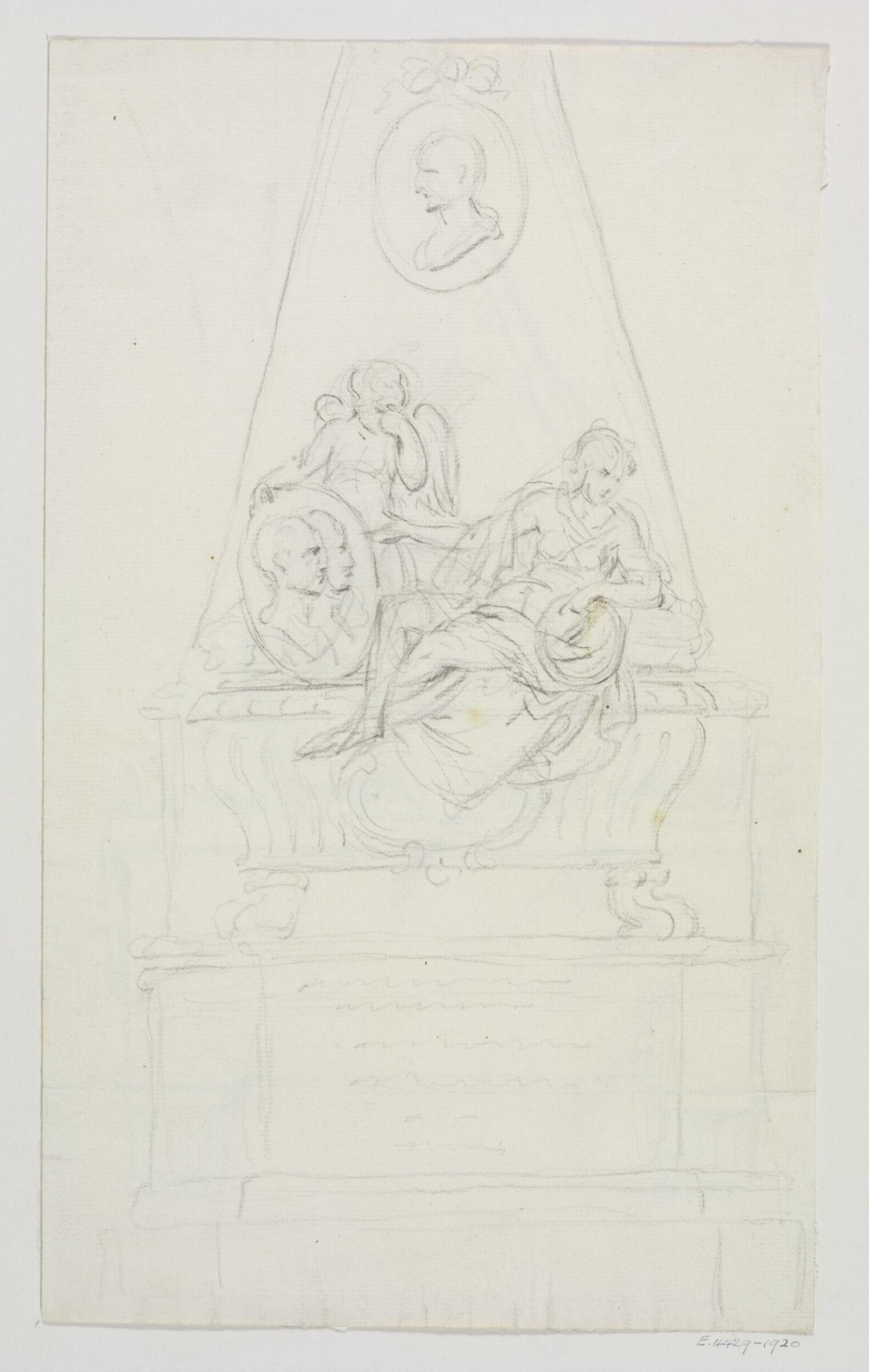 Unidentified design, Joseph Frans Nollekens, 1737-1823