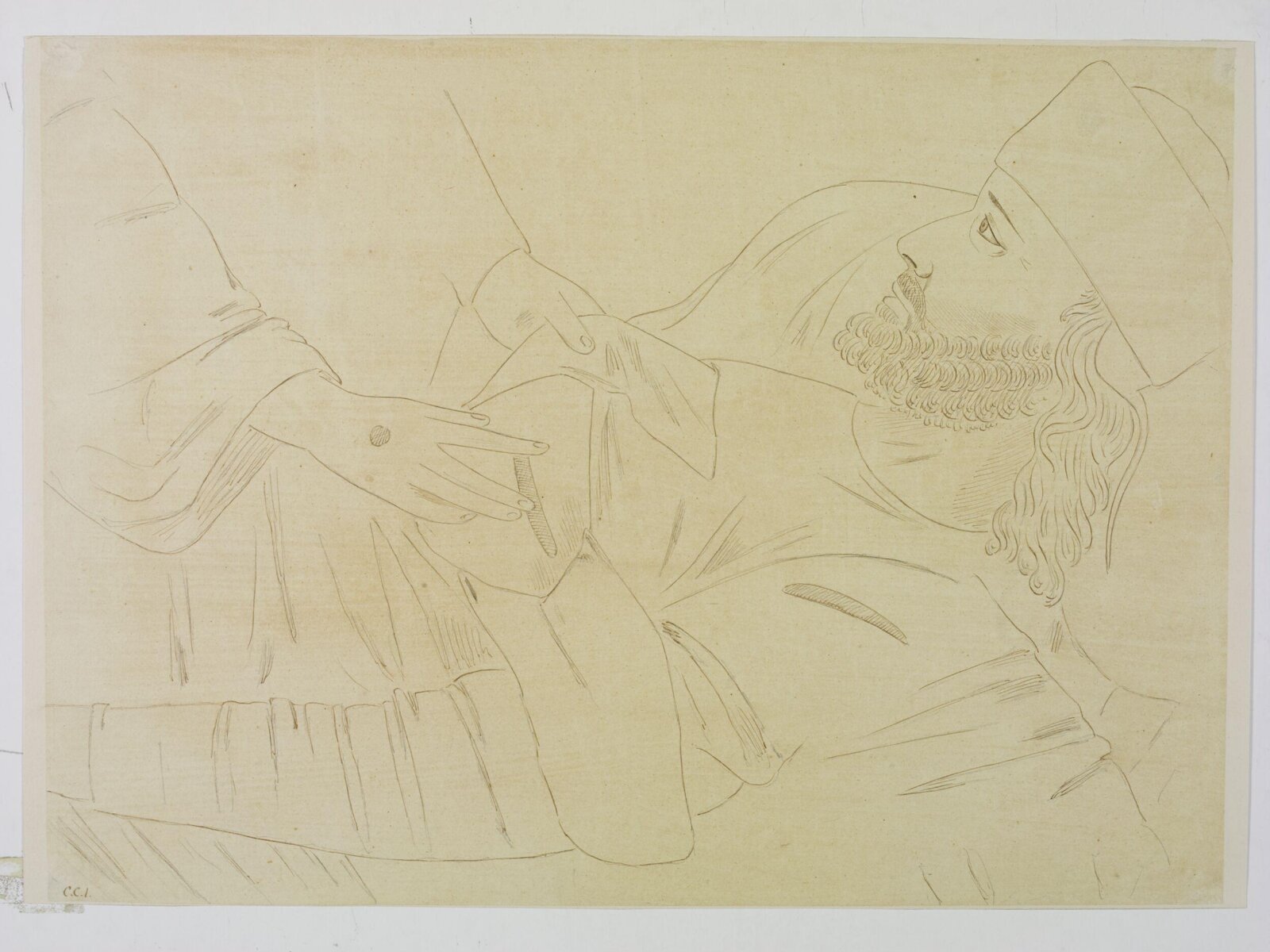 Drawing, Austen Henry Sir GCB Layard, c.1850