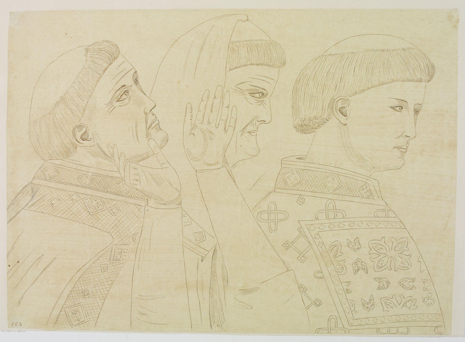 Drawing, Austen Henry Sir GCB Layard, c.1850