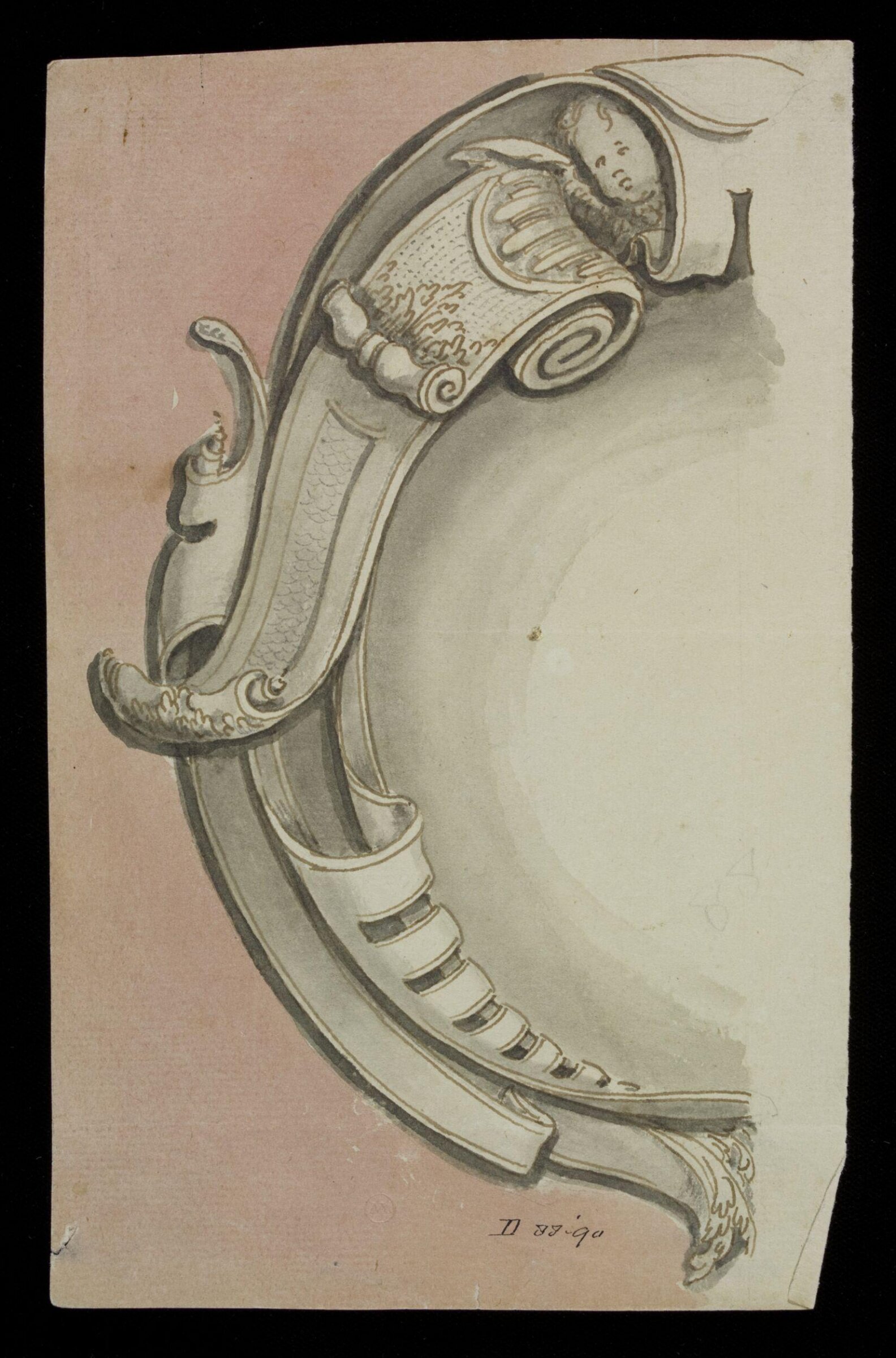 Drawing, attributed to James Sir Thornhill, early 18th century