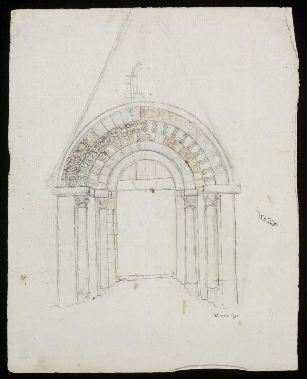 Drawing, attributed to James Sir Thornhill, early 18th century