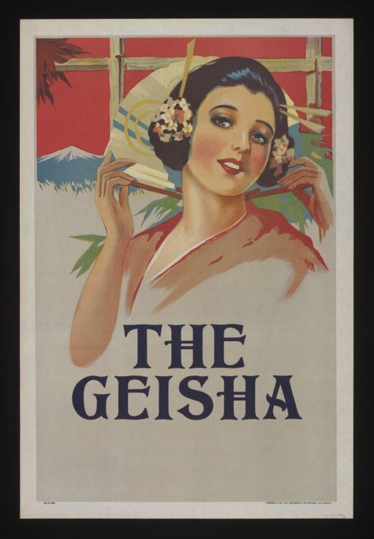 Stock poster issued by Stafford and Co. advertisingThe Geisha, ca.1930. top image