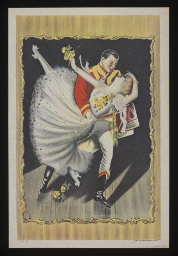 Stock poster issued by Stafford and Co., possibly advertising <i>The Merry Widow</i>, ca.1930