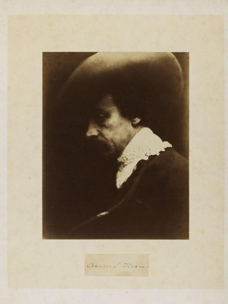 Portrait of Charles Samuel Keene in fancy dress top image
