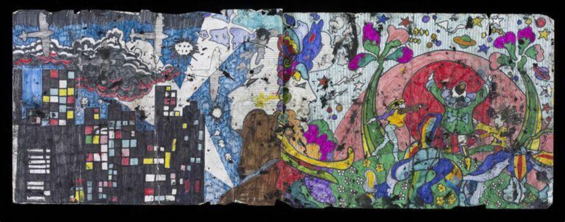 Design for mural known as 'The Secret Island', John Upton, ca. 1975-76