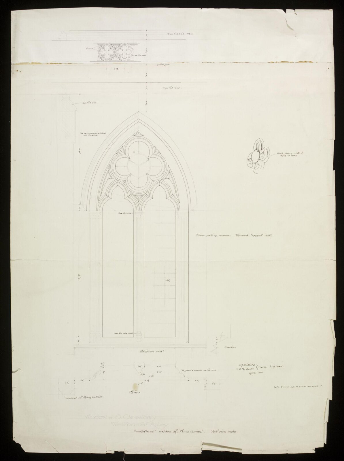 Drawing, Bidlake, August 1885