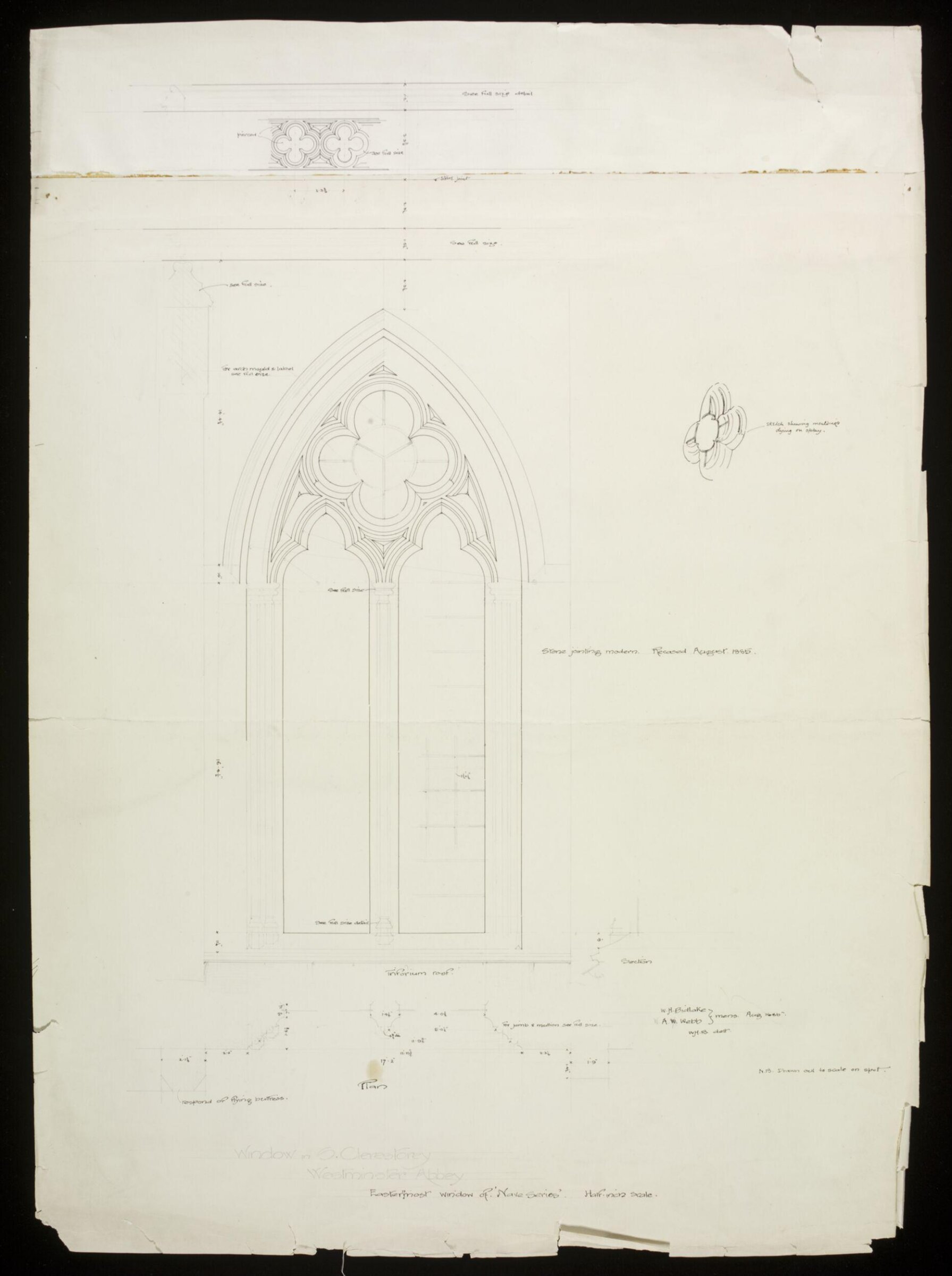 Drawing, Bidlake, August 1885
