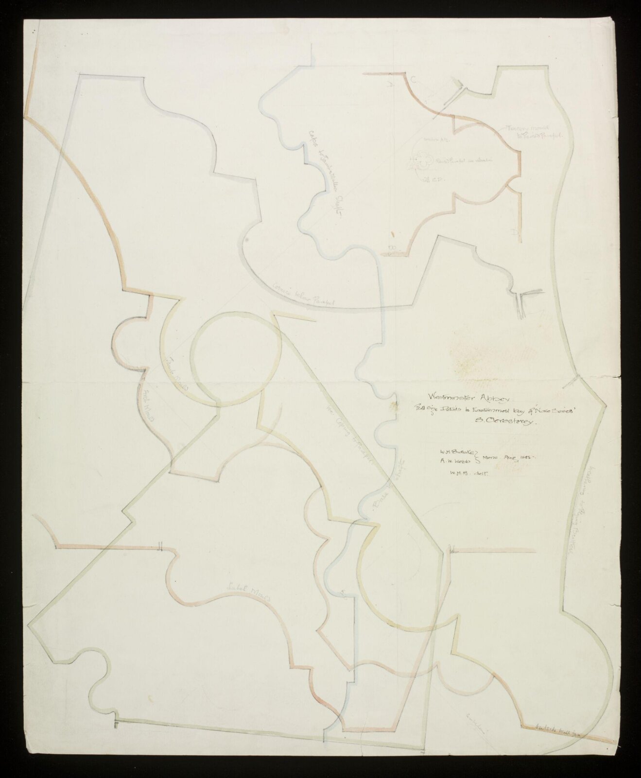Drawing, Bidlake, August 1885