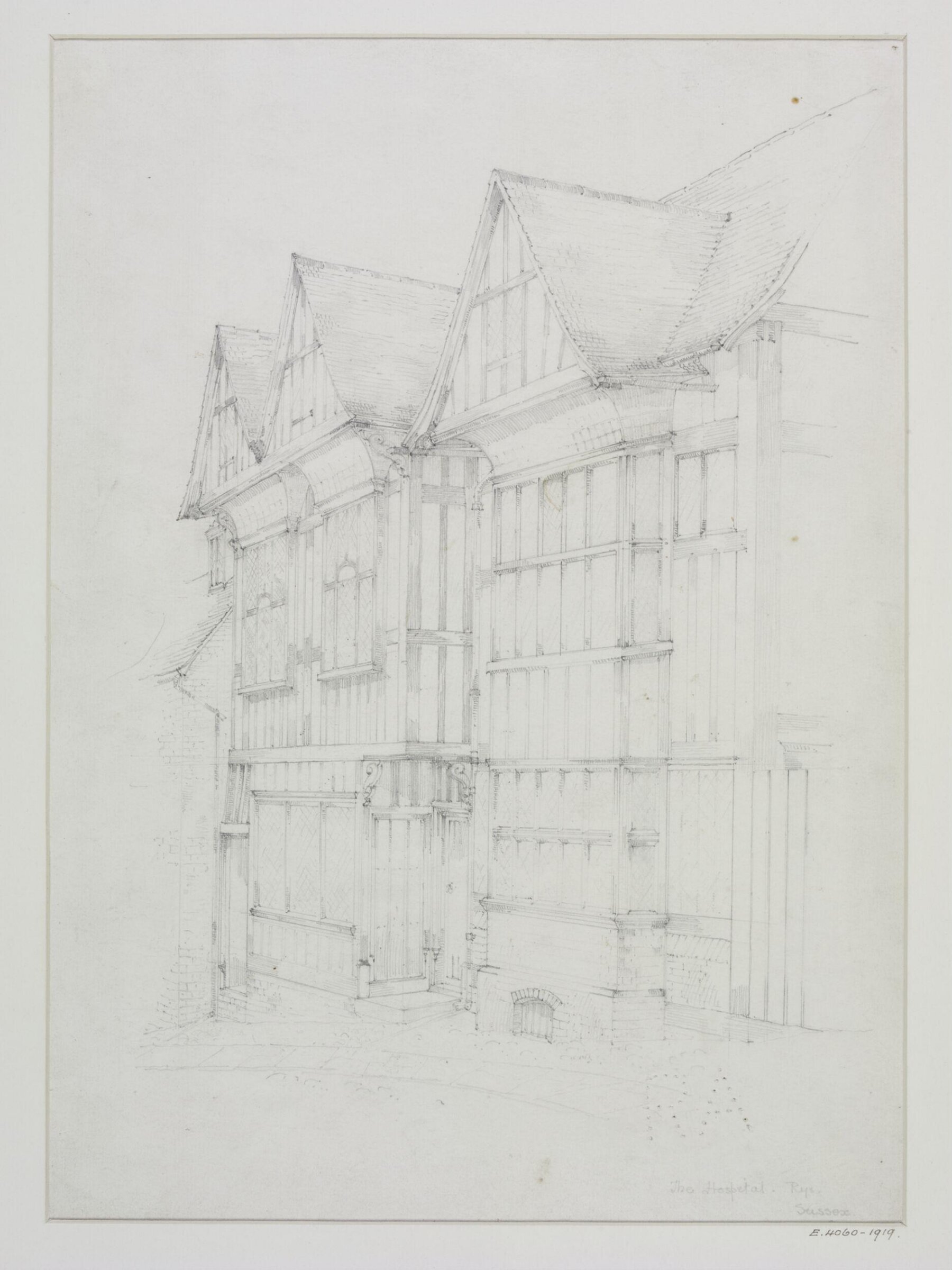 Drawing, Bernard H. Esq. Webb, 1873-1919
