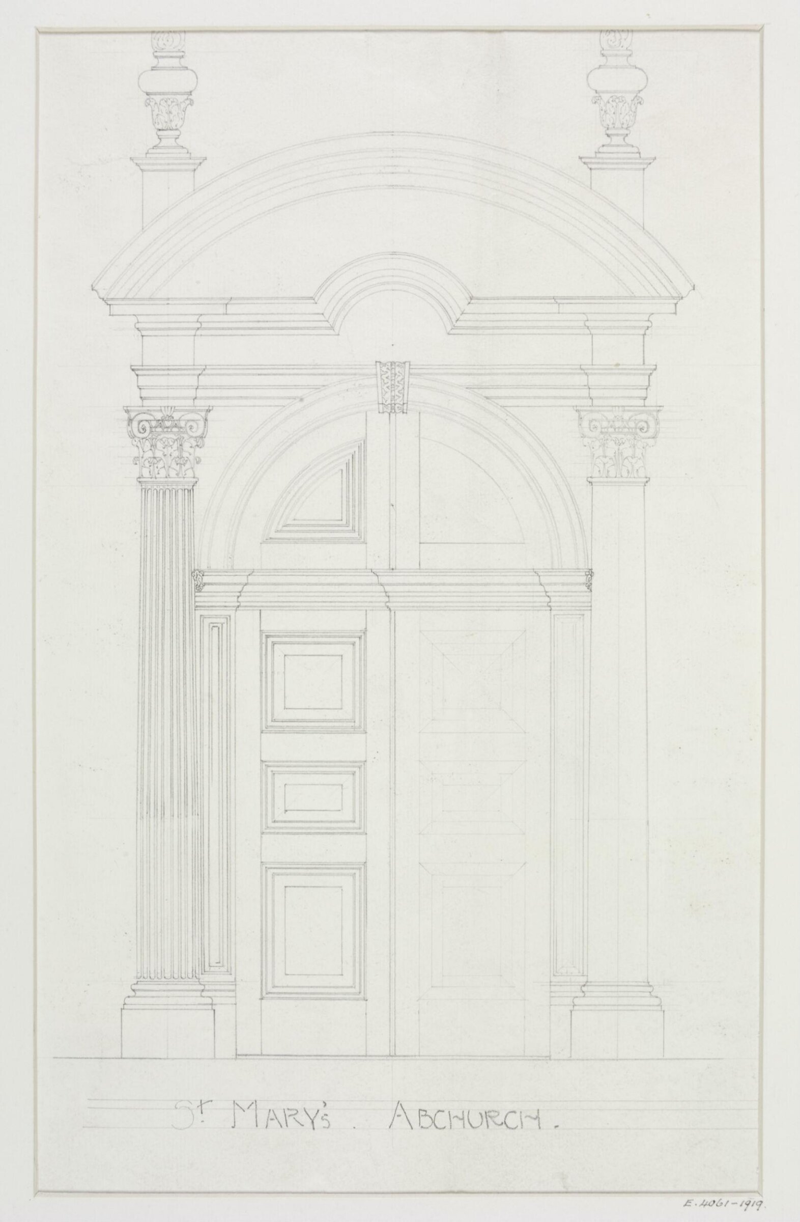 Drawing, Bernard H. Esq. Webb, 1873-1919